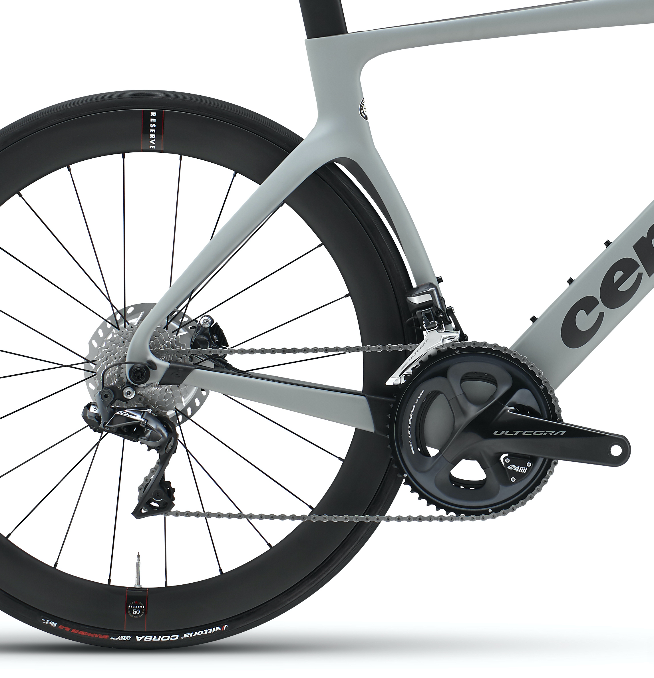 Cervelo S5 Disc Ultegra Di2 inkl. Powermeter (2021) grey-carbon