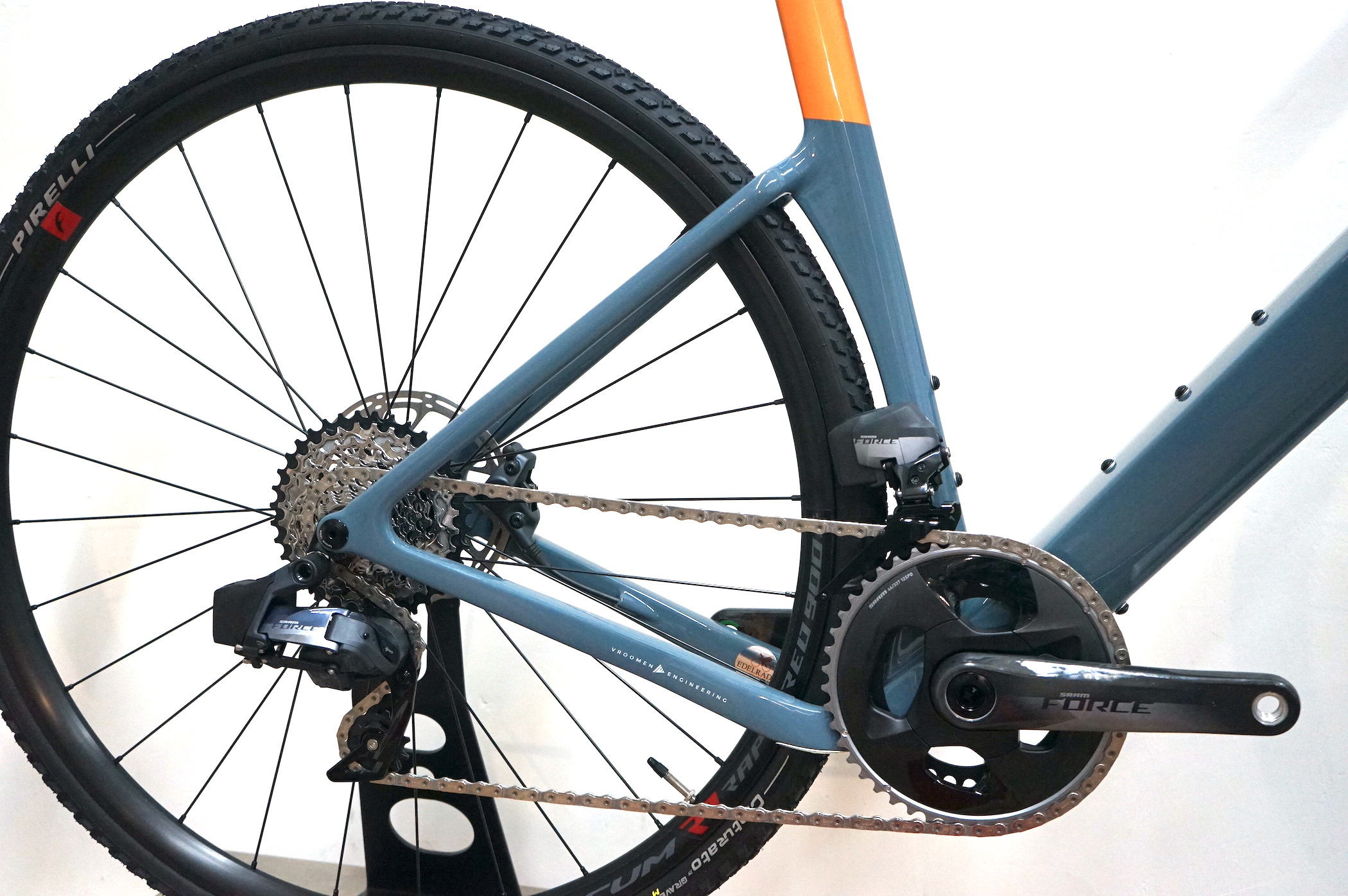 3T Exploro RACE Sram Force AXS 2x12 (2022) - RACE MAX orange/grey