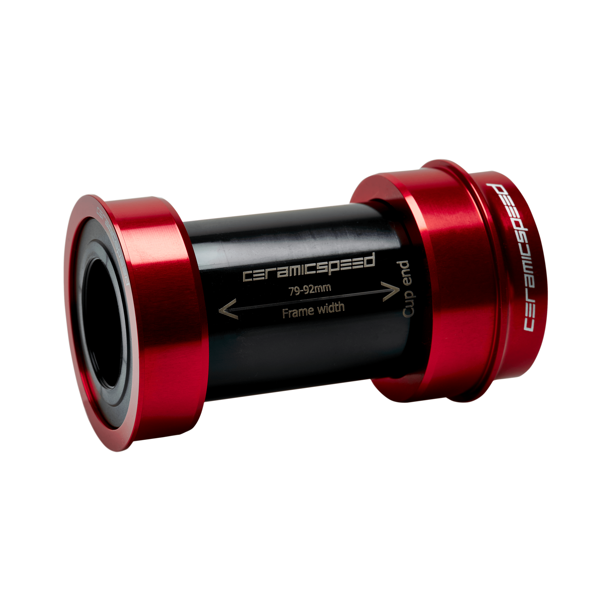 CeramicSpeed BBright bottom bracket for SRAM DUB Road (Standard / Farbe rot) Tretlager
