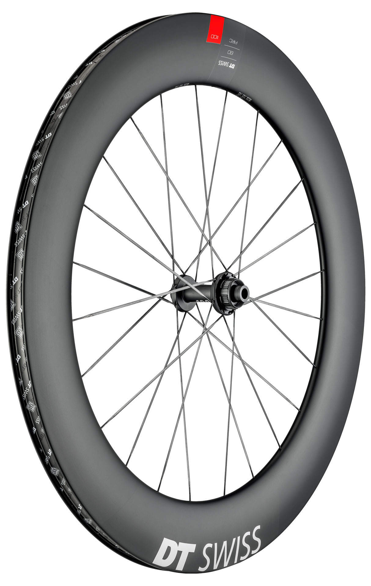 DT Swiss ARC 1100 DICUT Disc-Brake 80mm tubeless-ready Laufradsatz