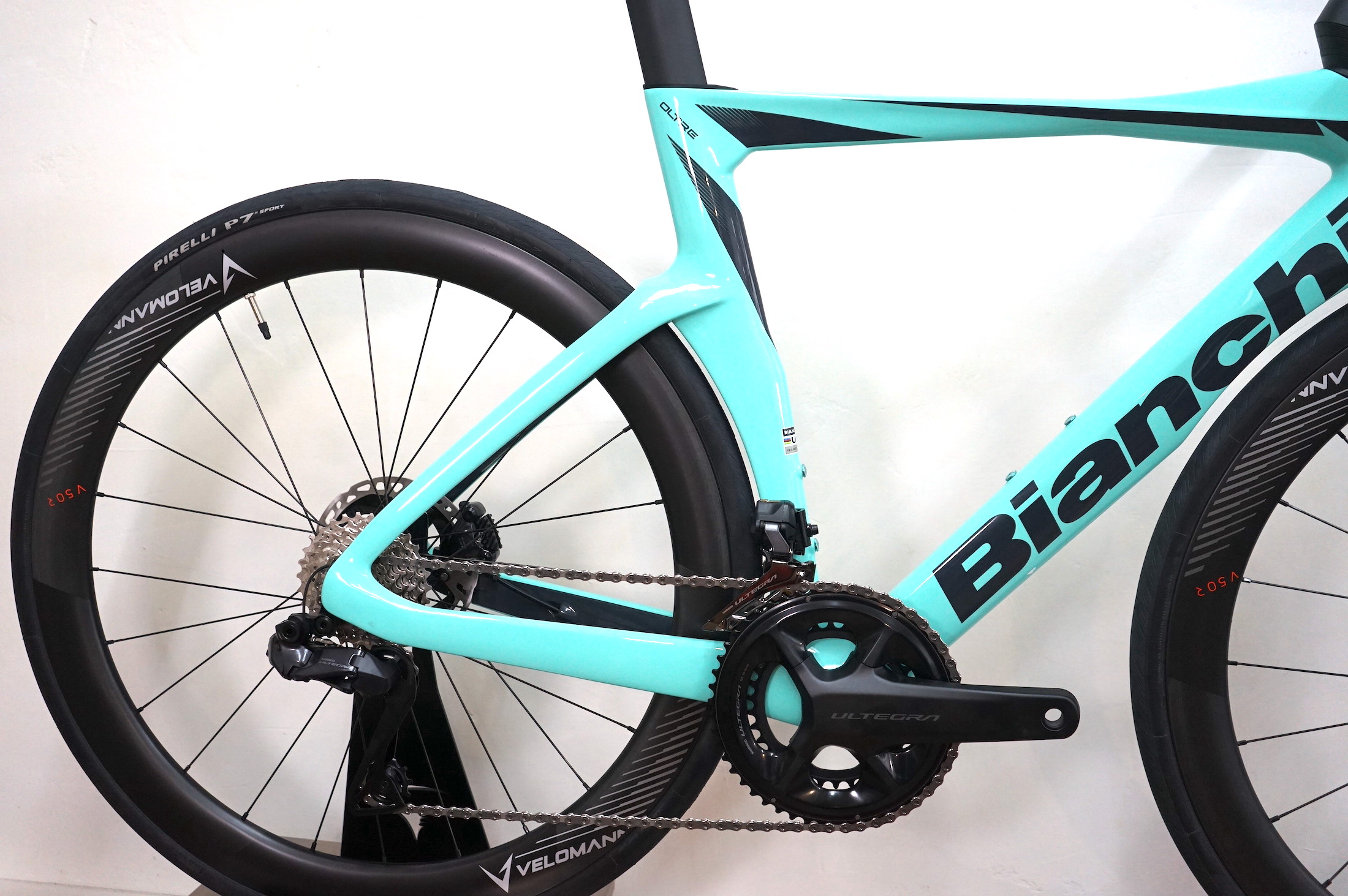 Bianchi OLTRE Comp Ultegra Di2 2x12 (2024) YSB23 XD CK16 / GRAPHITE FULL GLOSSY