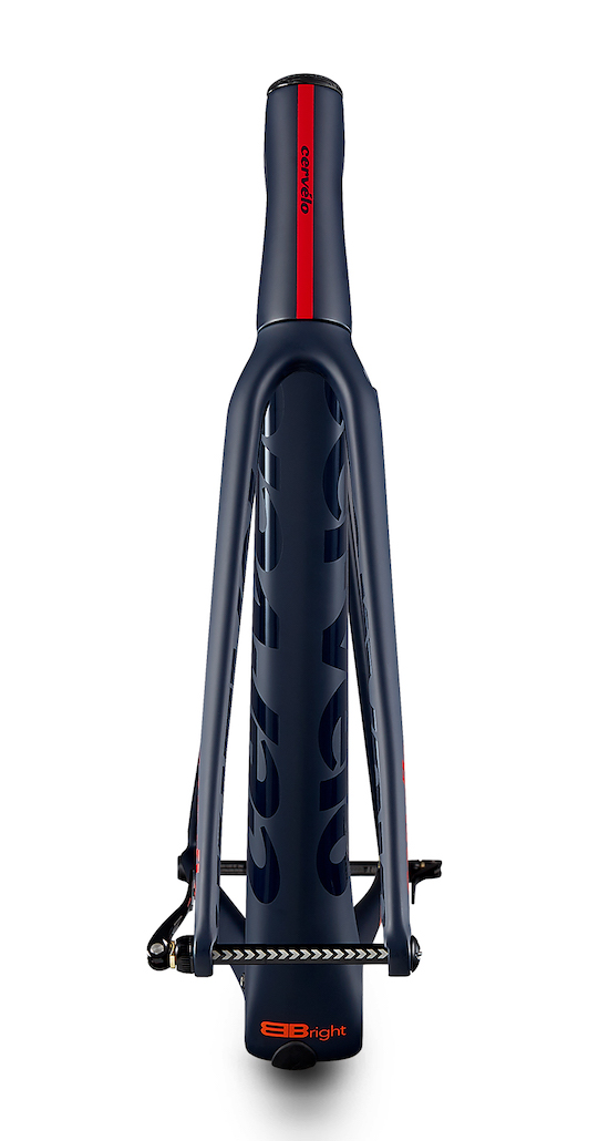 Cervelo R5 Disc Rahmenset 2019 navy/orange/red