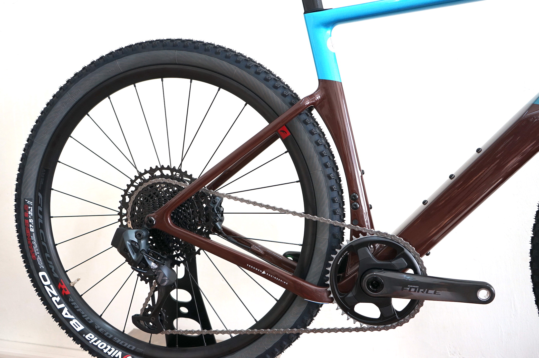 3T Exploro MAX Sram Force / Eagle AXS 1x12 (2022) - RACE MAX blue/brown