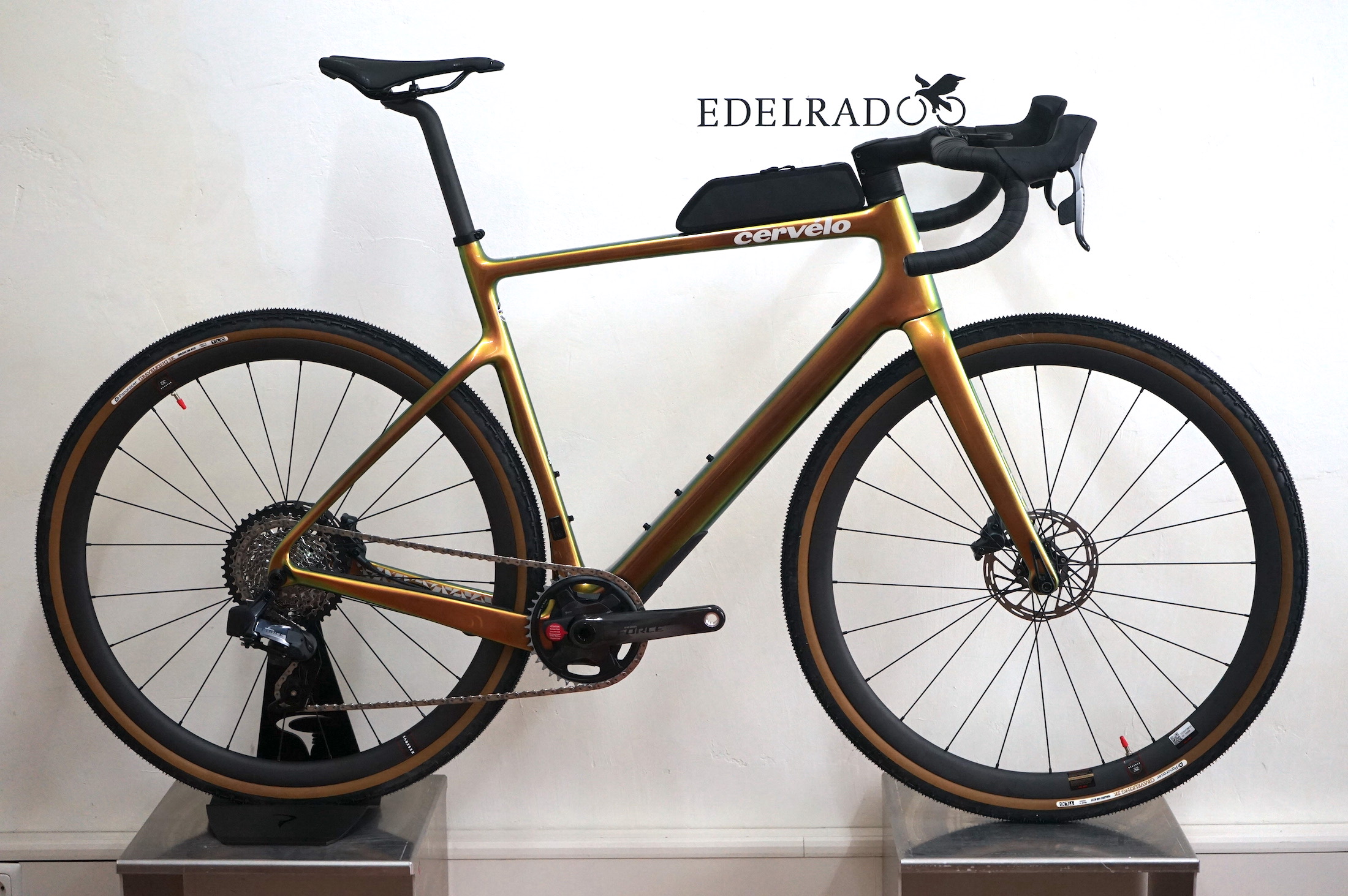 Cervelo Aspero-5 Force XPLR eTap AXS 1x12 (2023) lime-shimmer