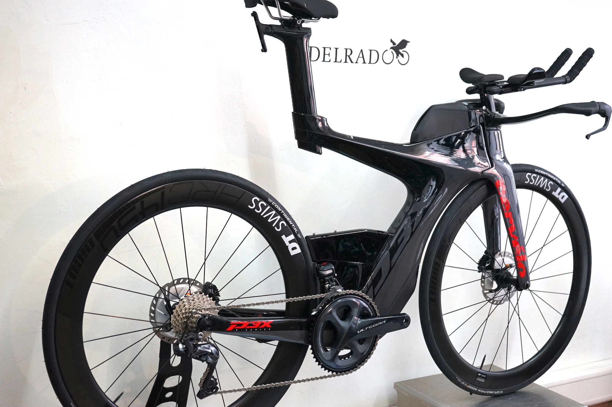 Cervelo P3X Shimano ULTEGRA DI2 / DT Swiss ARC1450 Carbon graphite/back/red