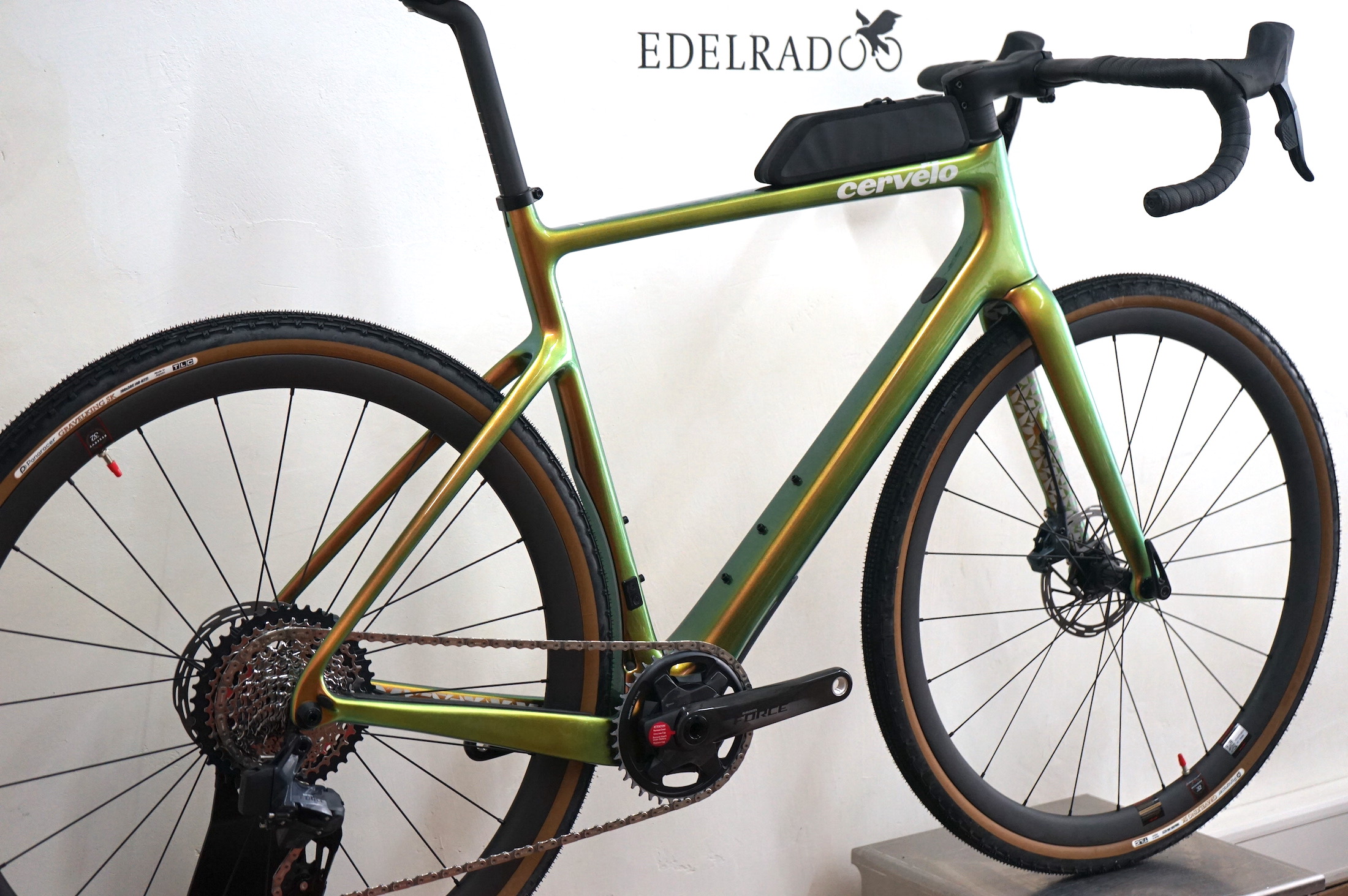 Cervelo Aspero-5 Force XPLR eTap AXS 1x12 (2023) lime-shimmer