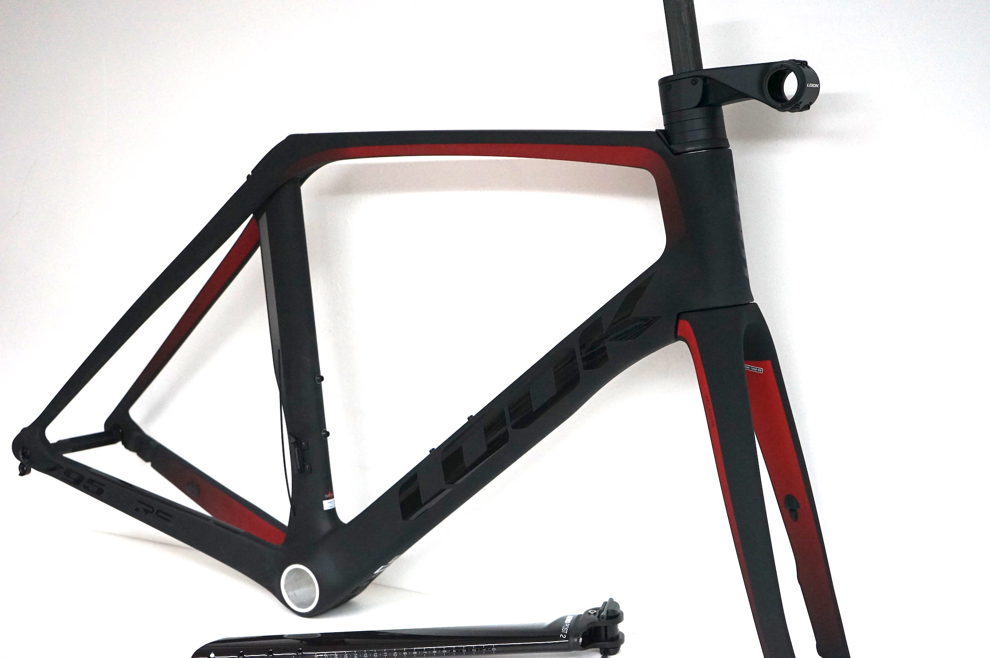 LOOK 795 Blade RS Disc Rahmenset black/red matte/glossy (2020) Scheibenbremse
