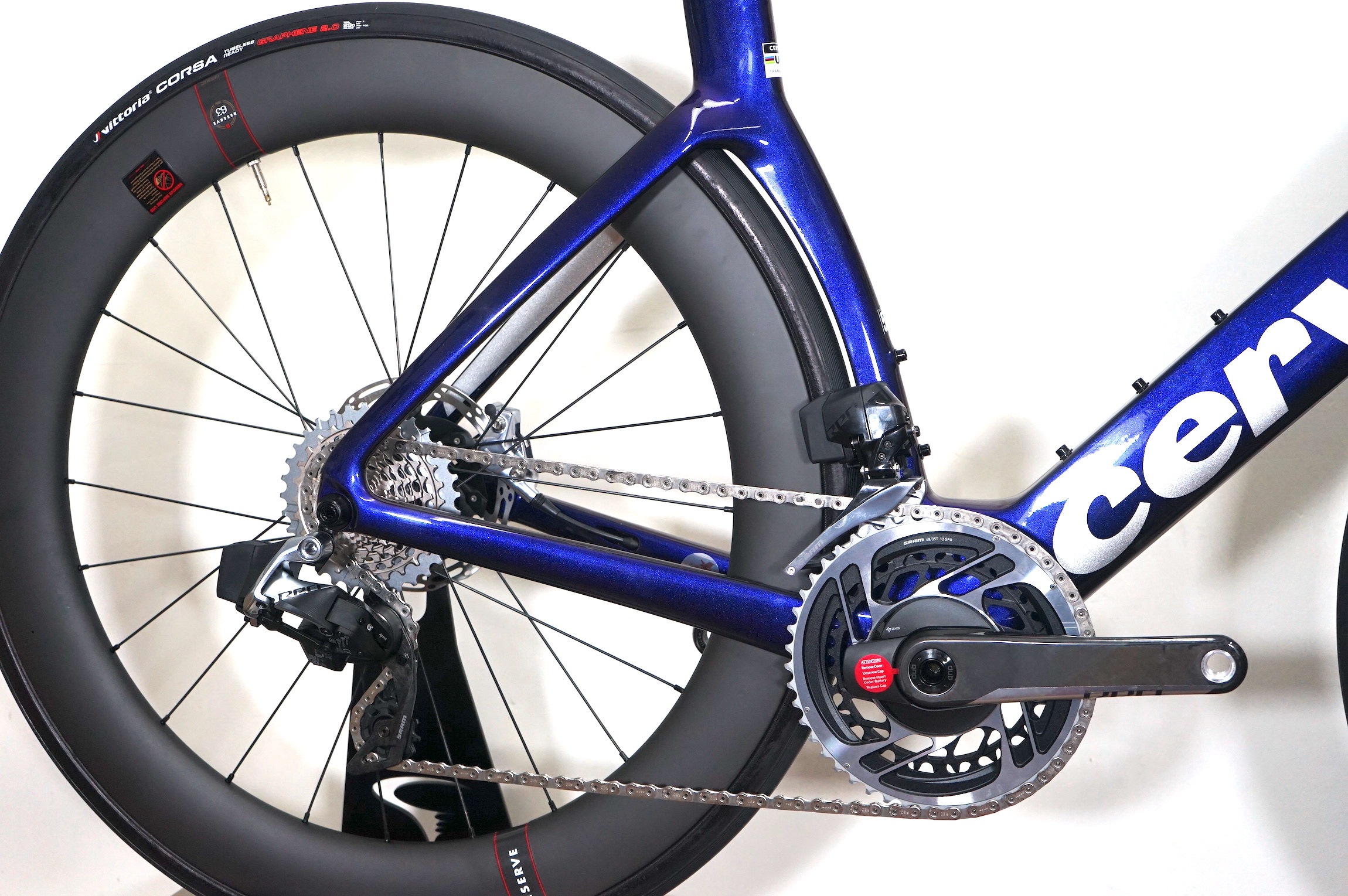 Cervelo S5 Disc Sram Red AXS 2x12 (2023) Sapphire/Ice