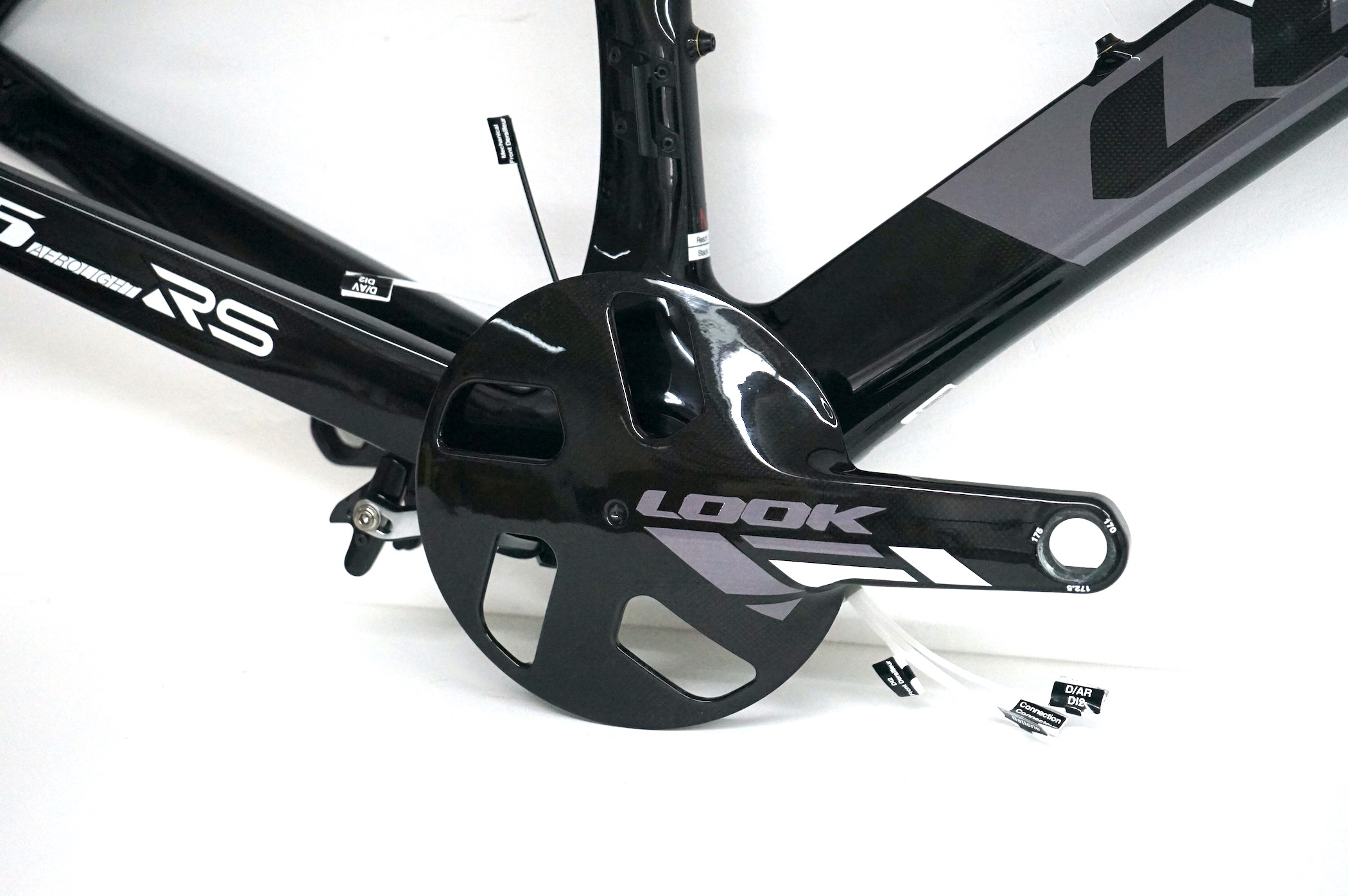 Look 795 AeroLight RS Rahmenset black-white (2018)