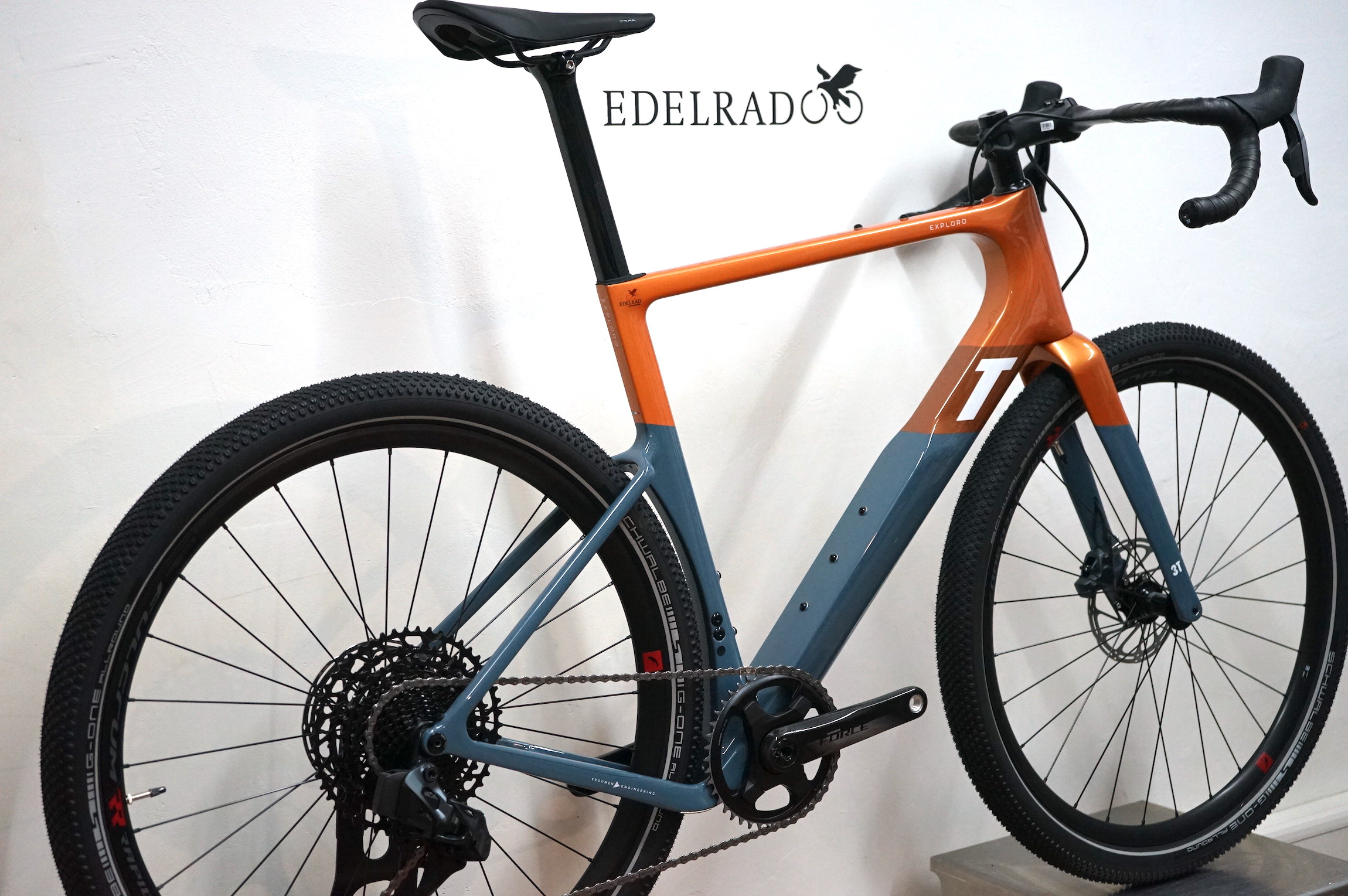 3T Exploro MAX Sram Force / Eagle AXS 1x (2022) - RACE MAX orange/grey
