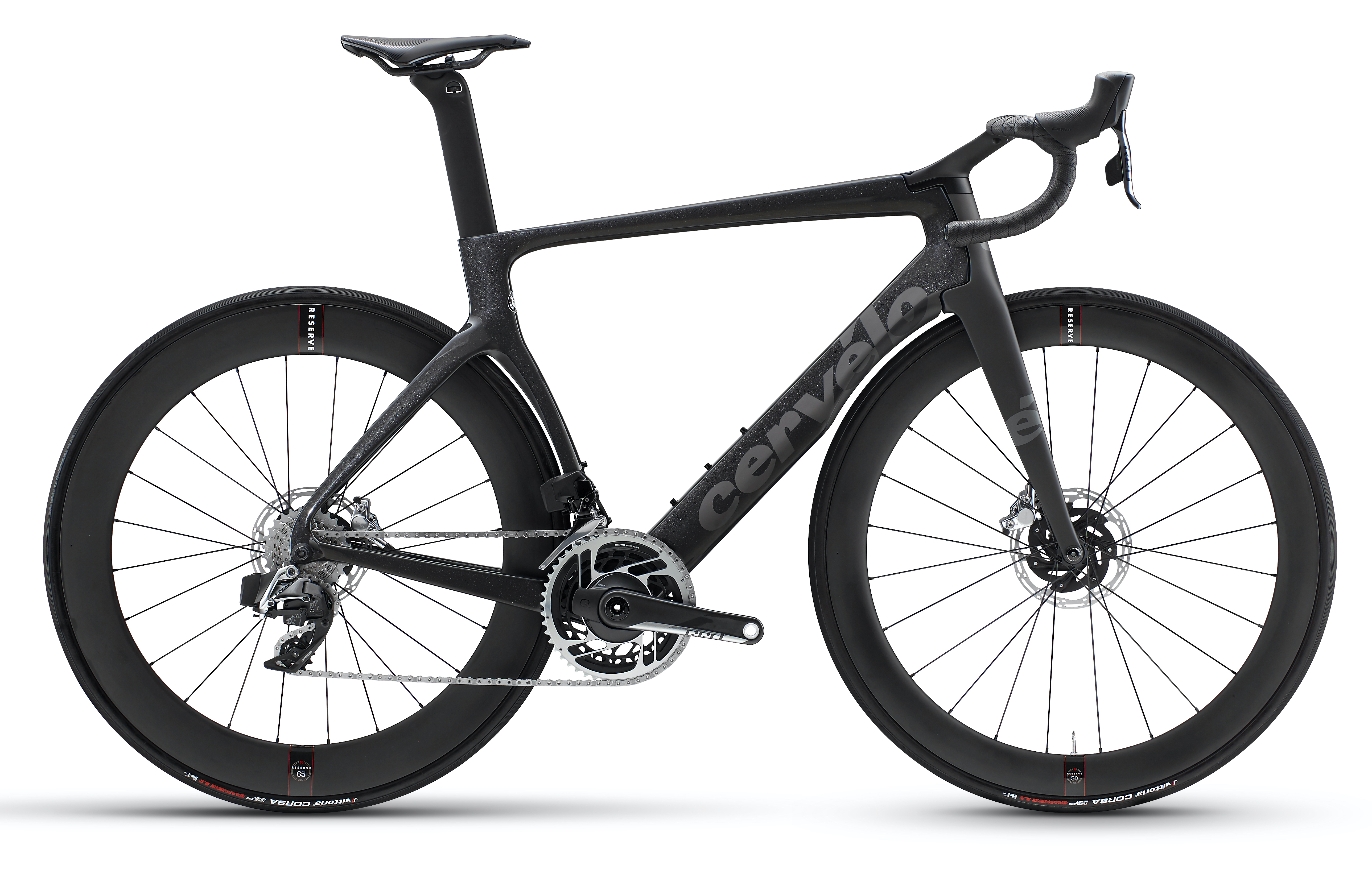 Cervelo S5 Disc Sram Red AXS 2x12 inkl. Powermeter (2021) carbon-metallic