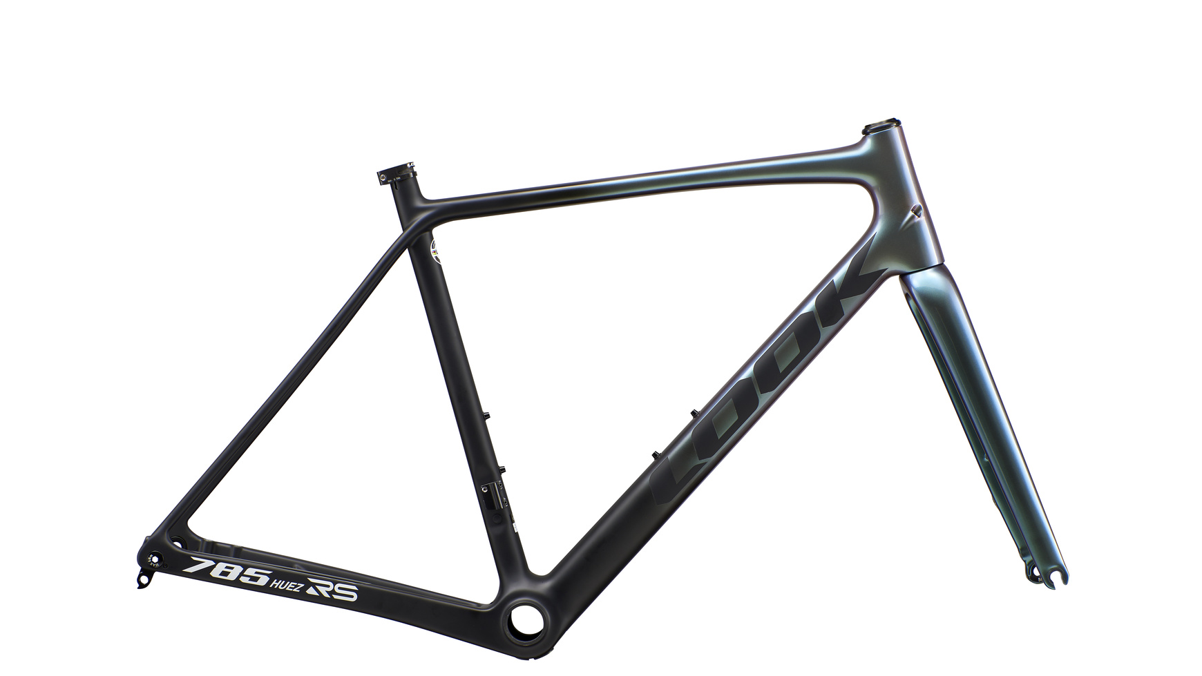 LOOK 785 Huez RS DISC black-silver-chameleon (2023) Rahmenset