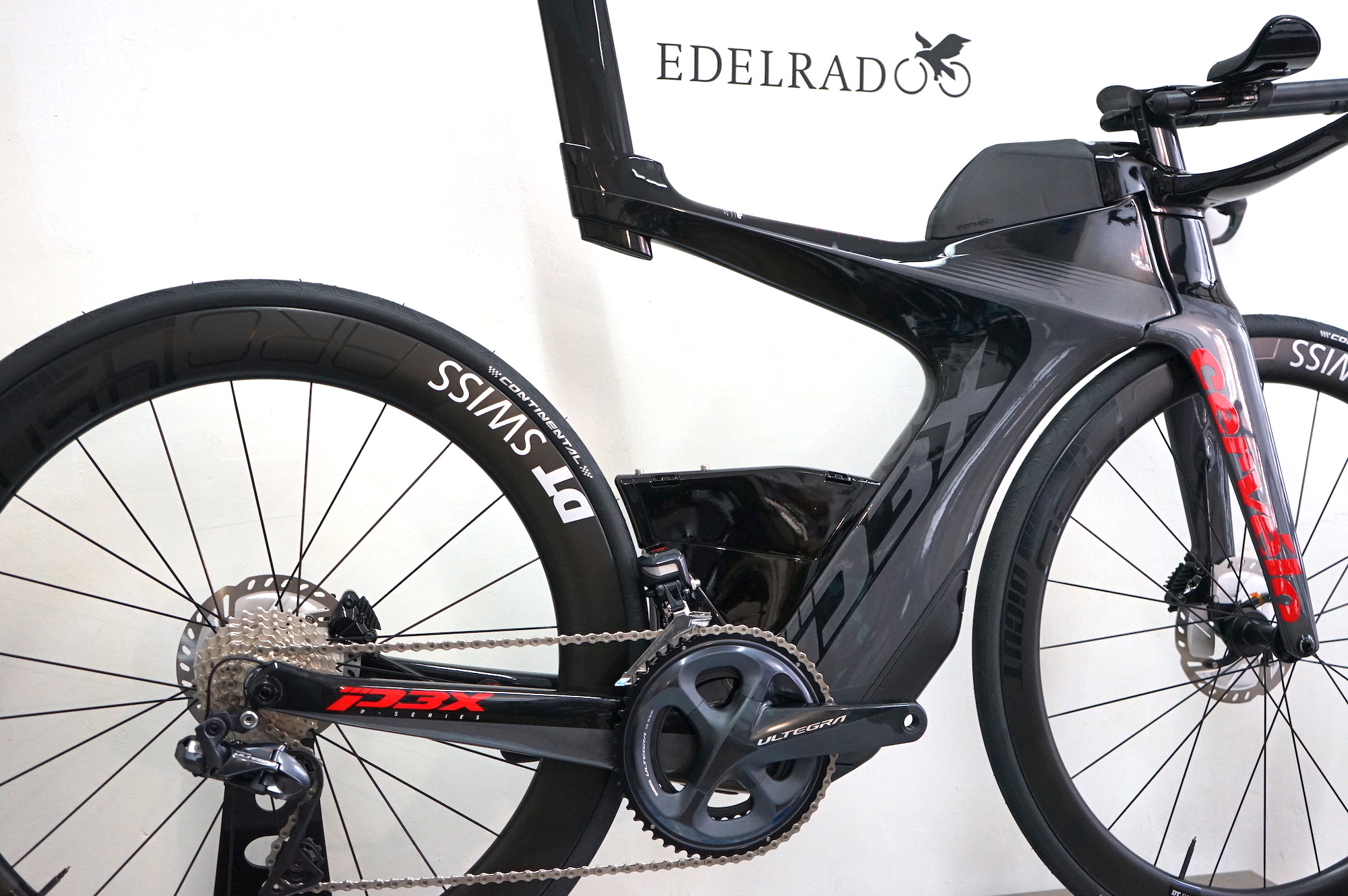 Cervelo P3X Shimano ULTEGRA DI2 / DT Swiss ARC1450 Carbon graphite/back/red