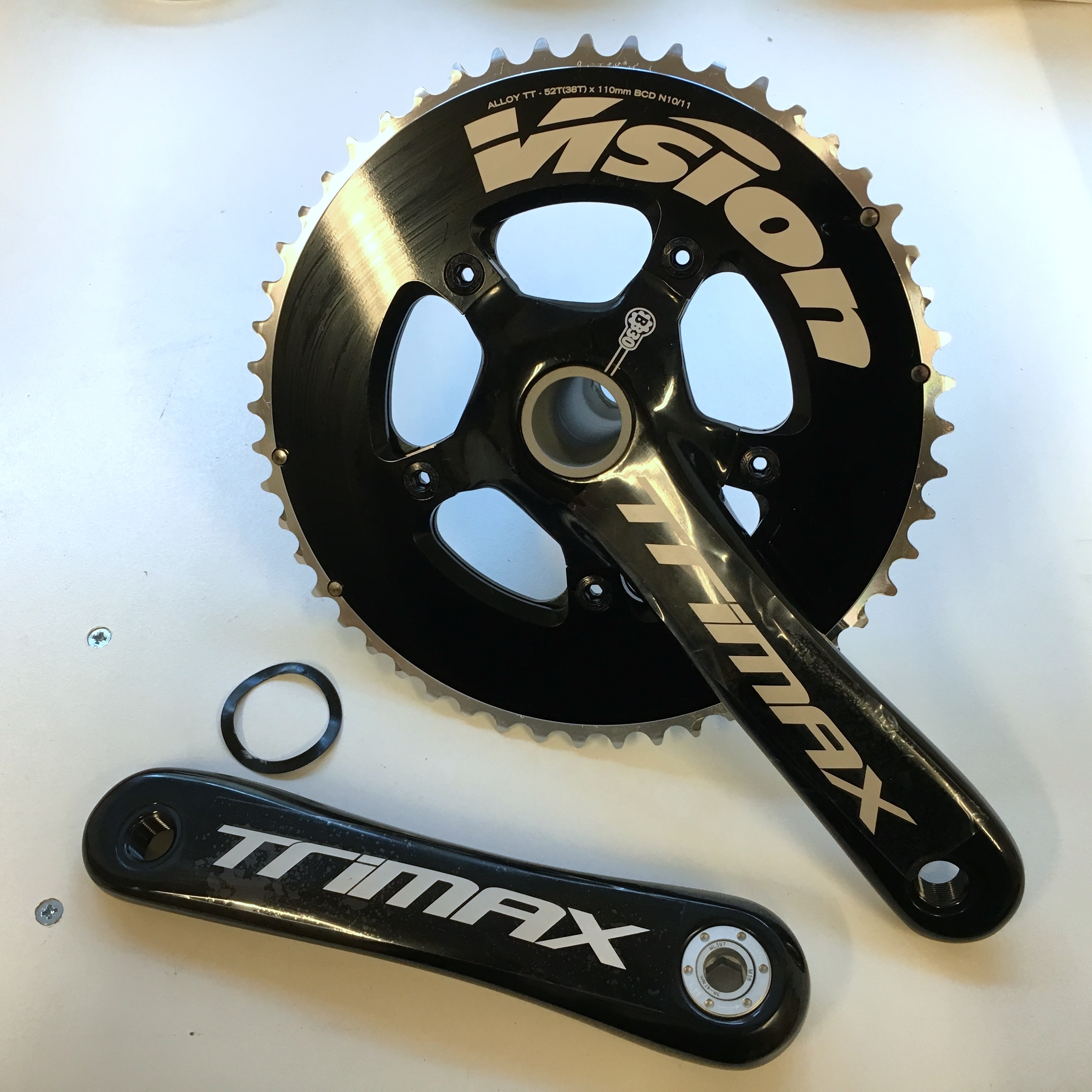 VISION TriMax BB30 Kurbelgarnitur 52/38 BCD110 170mm