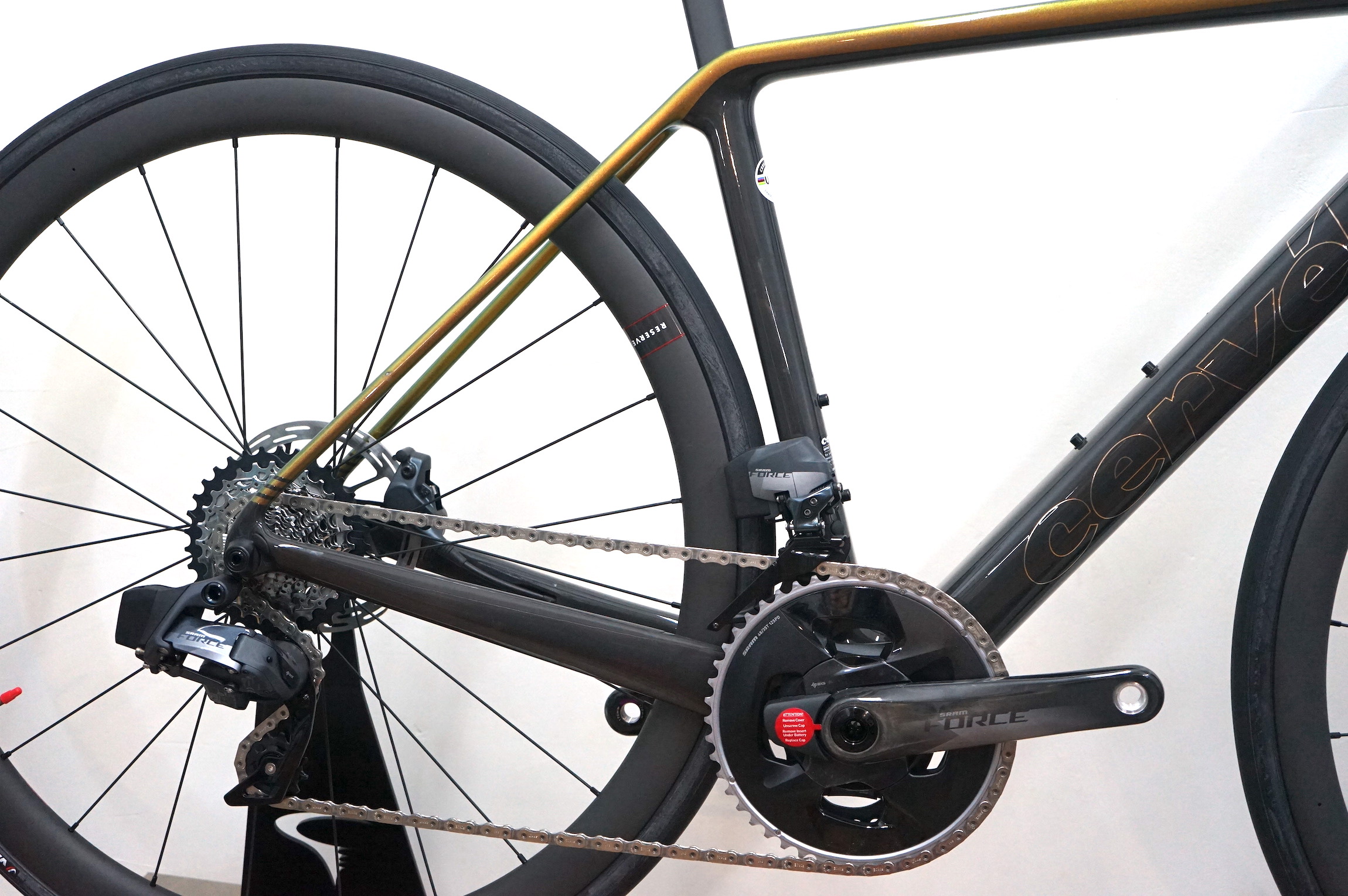 Cervelo R5 Disc Sram Force eTap AXS 2x12 (2023) lime-black