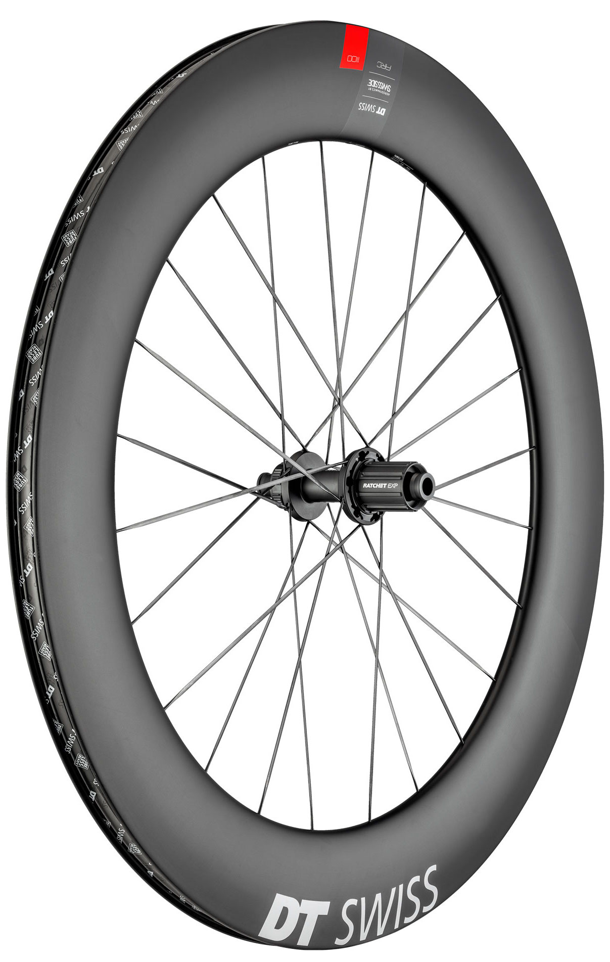 DT Swiss ARC 1100 DICUT Disc-Brake 80mm tubeless-ready Laufradsatz