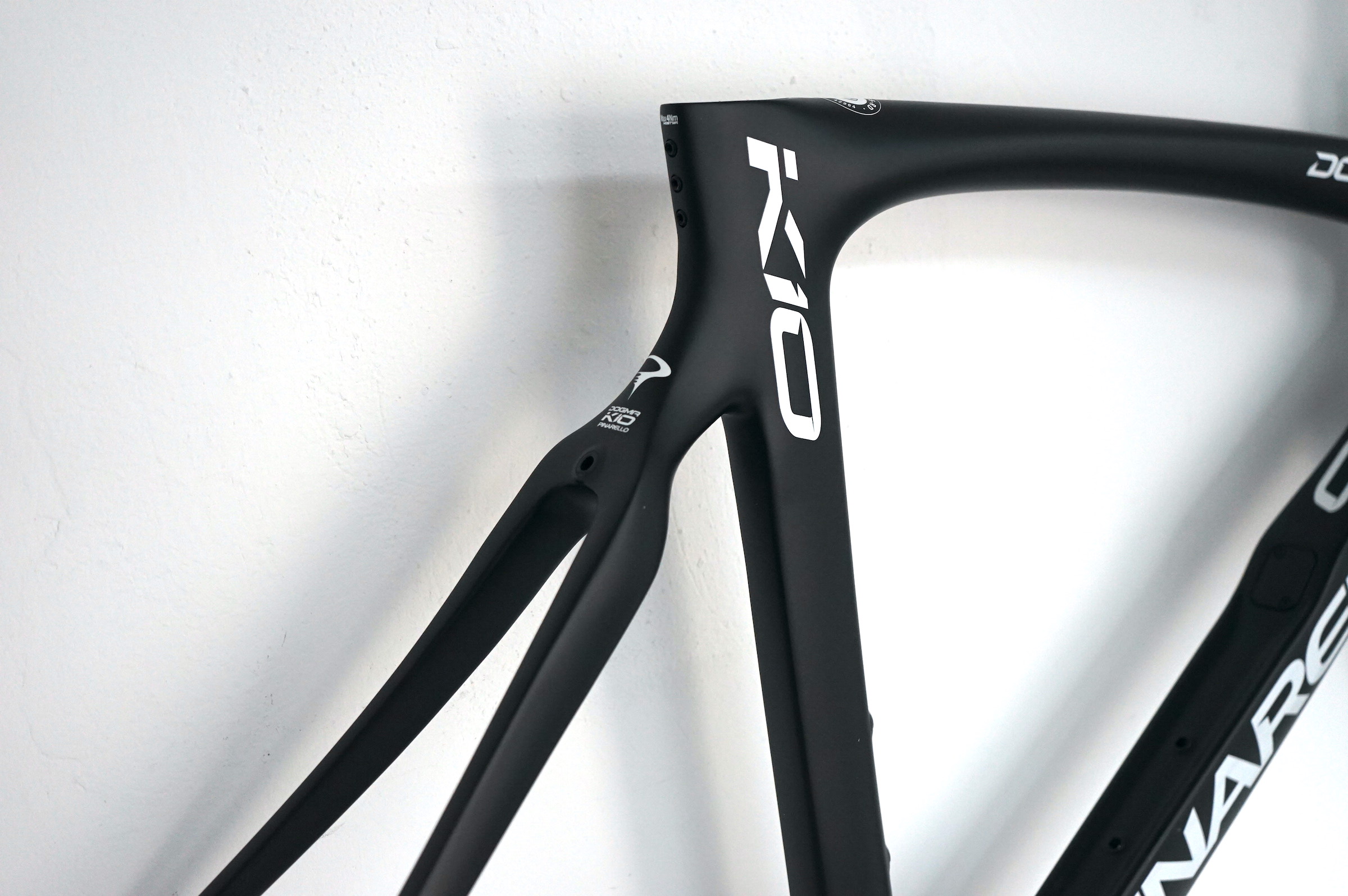 Pinarello Dogma K10 Rahmenset black/white für Felgenbremse