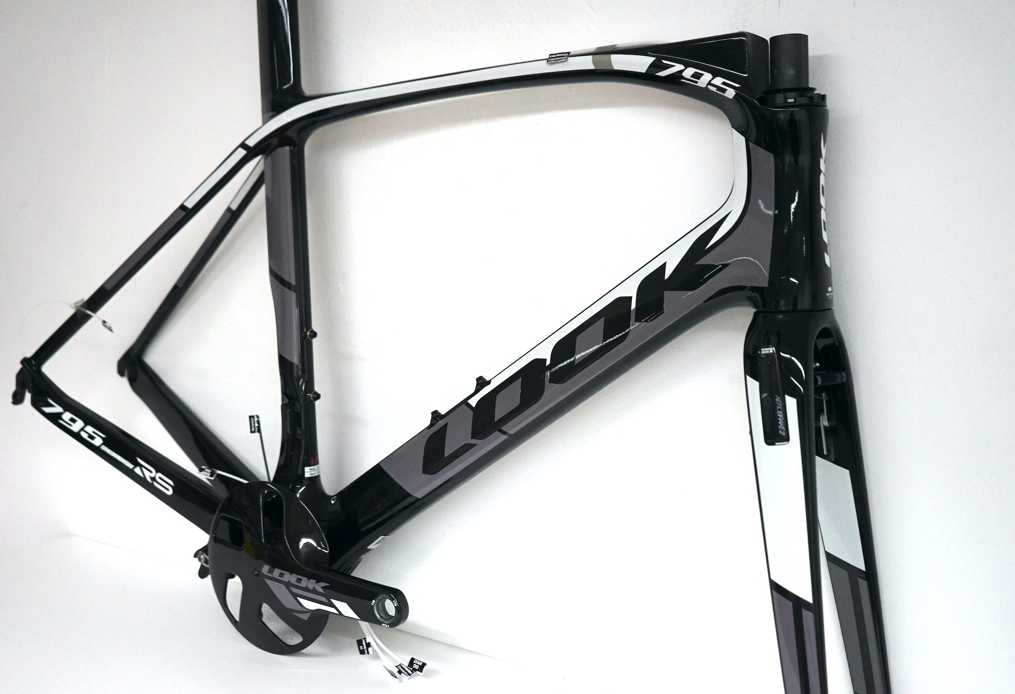 Look 795 AeroLight RS Rahmenset black-white (2018)