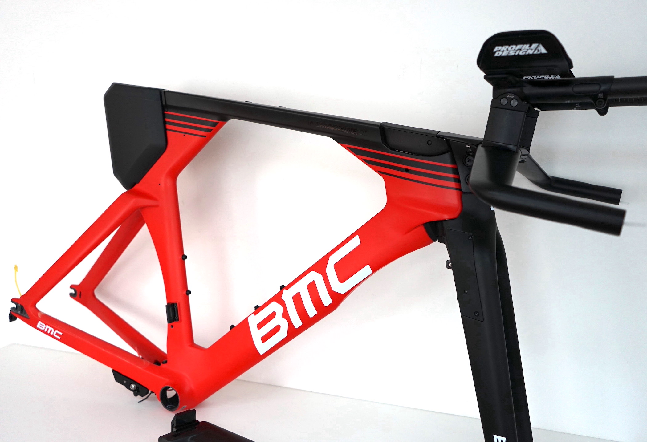 BMC TimeMachine 01 rim-brake Rahmenset (Triathlon) team-red