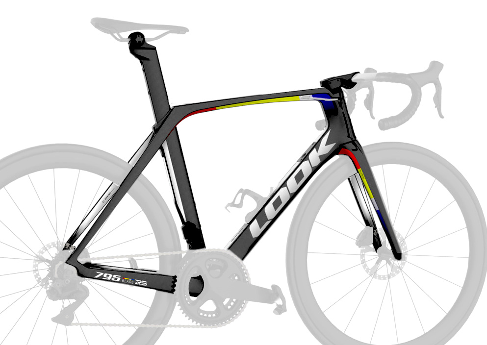 LOOK 795 Blade RS Disc Rahmenset pro-team black (2020) Scheibenbremse
