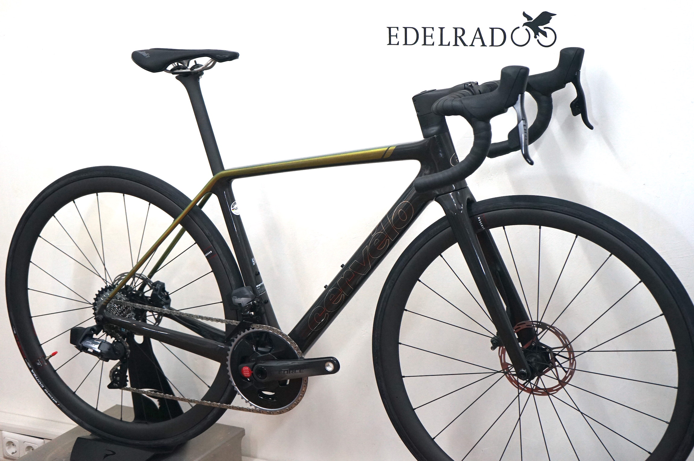 Cervelo R5 Disc Sram Force eTap AXS 2x12 (2023) lime-black