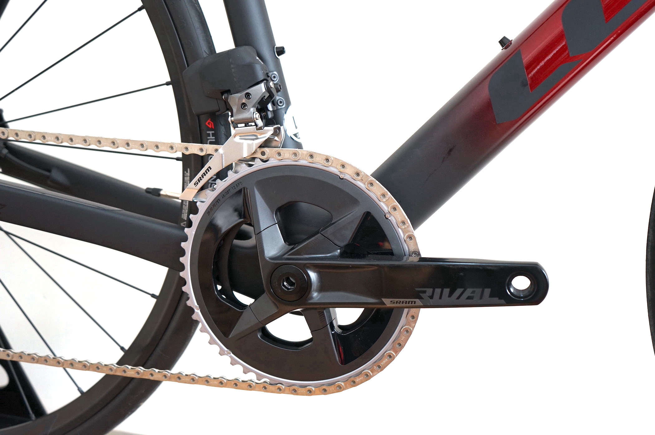 LOOK 785 HUEZ disc-brake Sram Rival AXS 2x12 (2022) Interference Red Mat Glossy