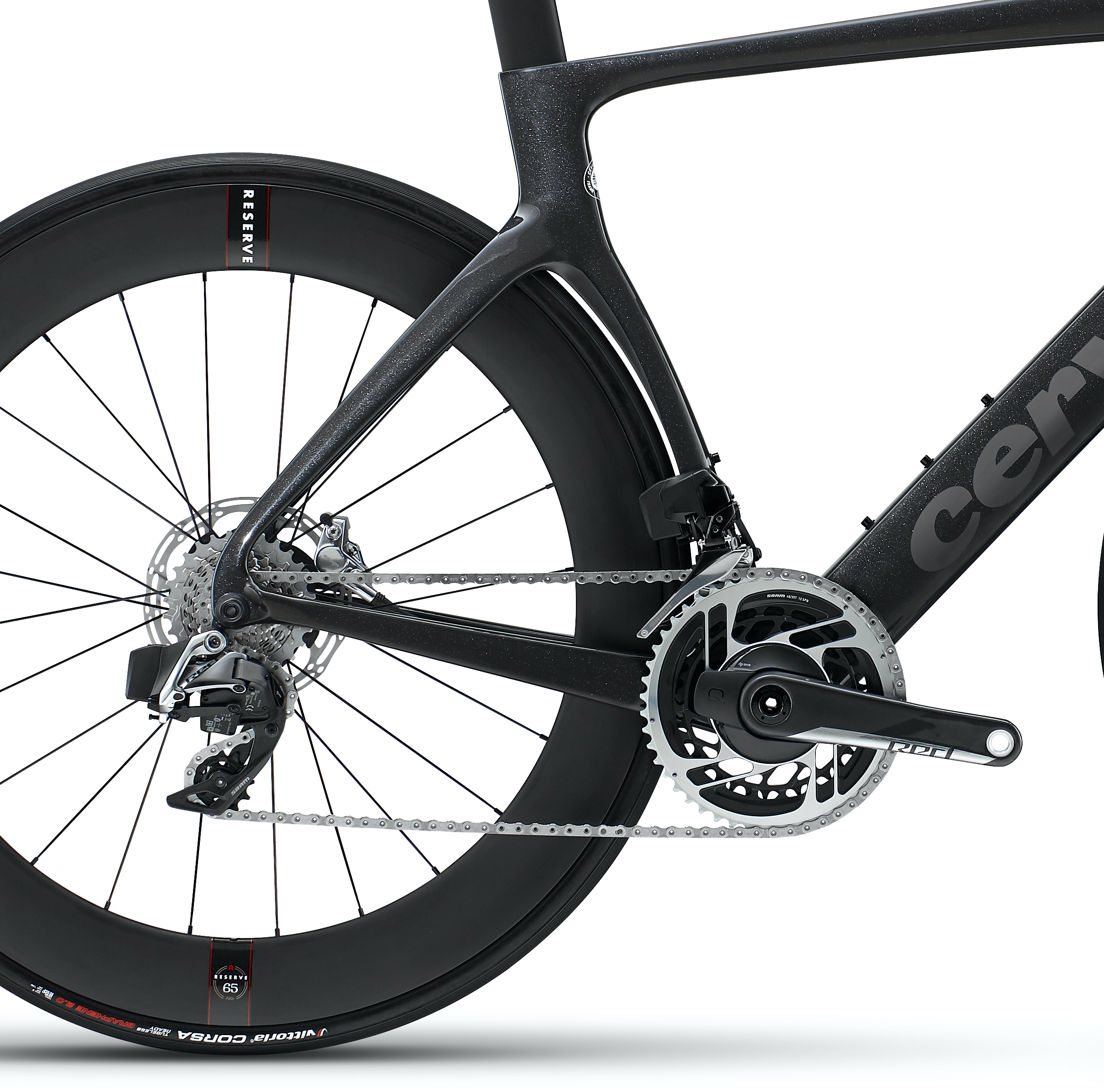 Cervelo S5 Disc Sram Red AXS 2x12 inkl. Powermeter (2021) carbon-metallic