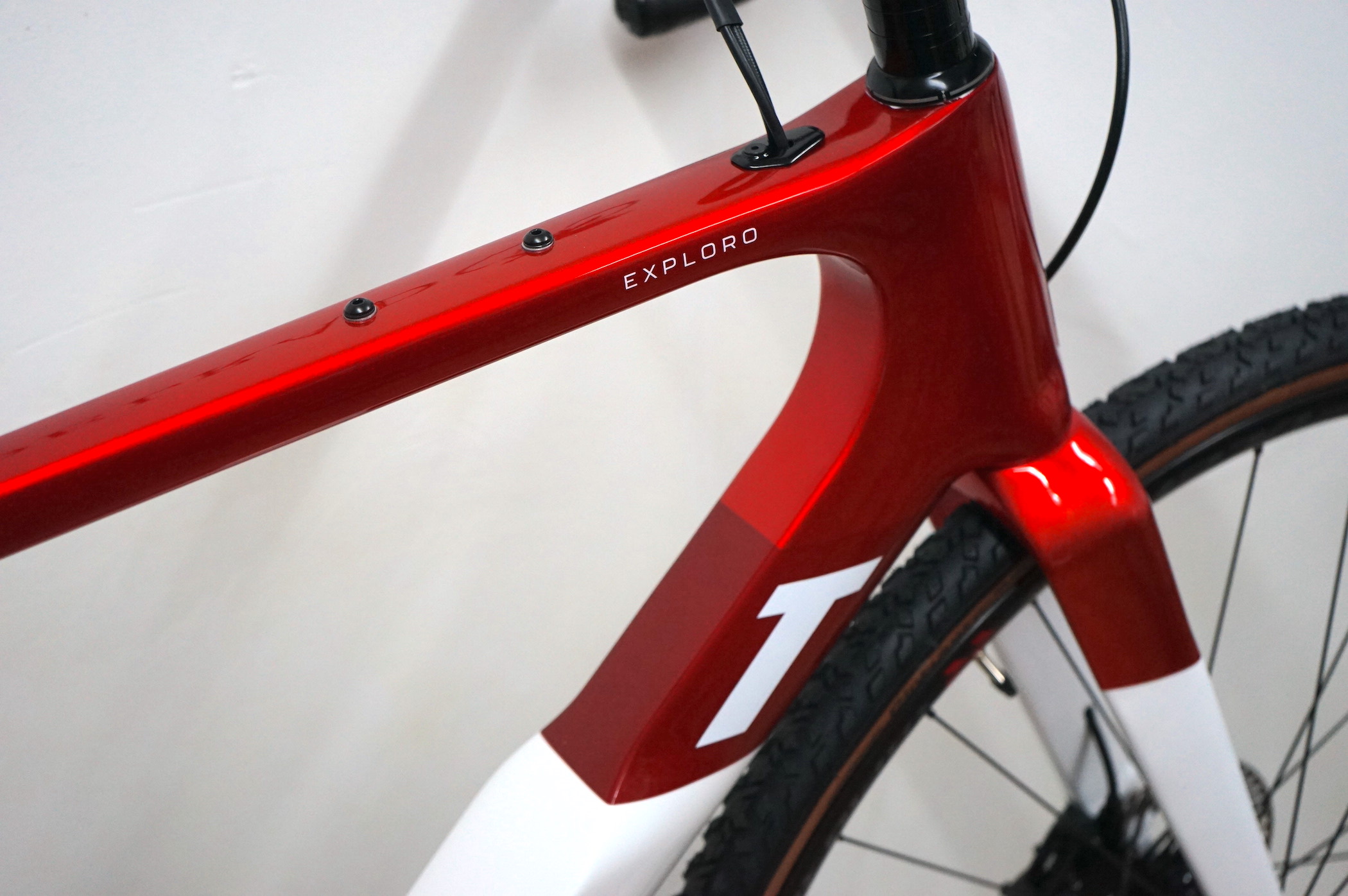 3T Exploro Race Campagnolo EKAR 1x13 (2023) - RACE MAX  red/white