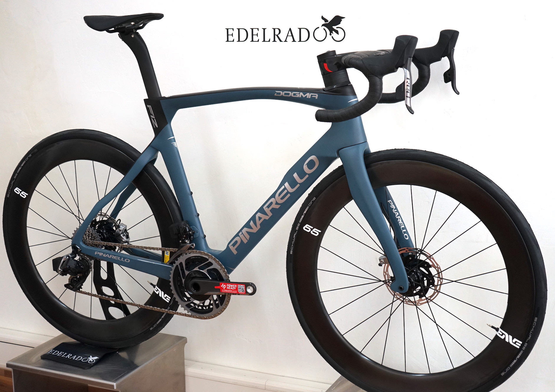 Pinarello DOGMA F12 Disc Sram AXS 2x12  ENVE Foundation 65mm vertigo-blue