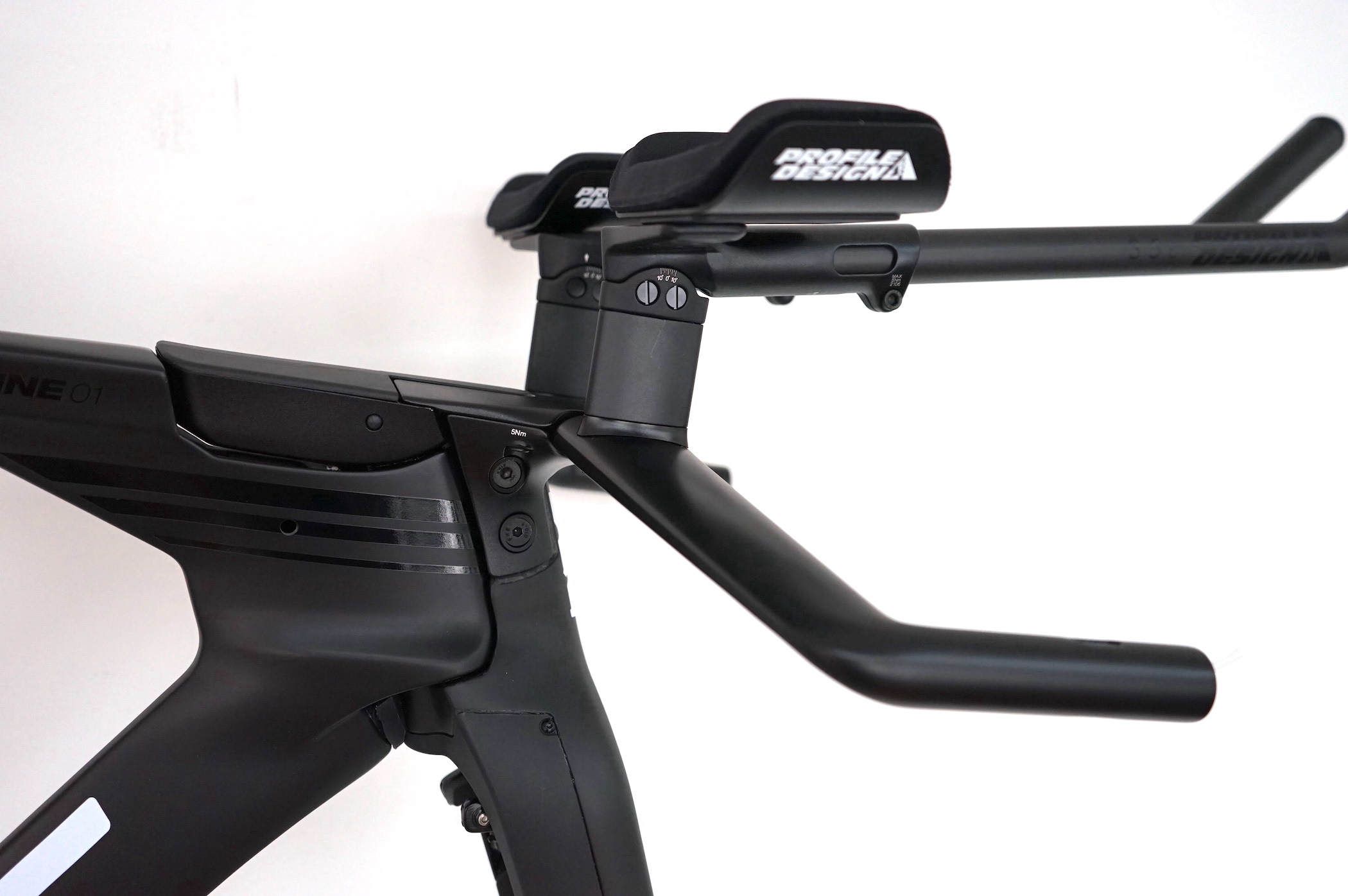 BMC TimeMachine 01 rim-brake Rahmenset (Triathlon) black/black/white