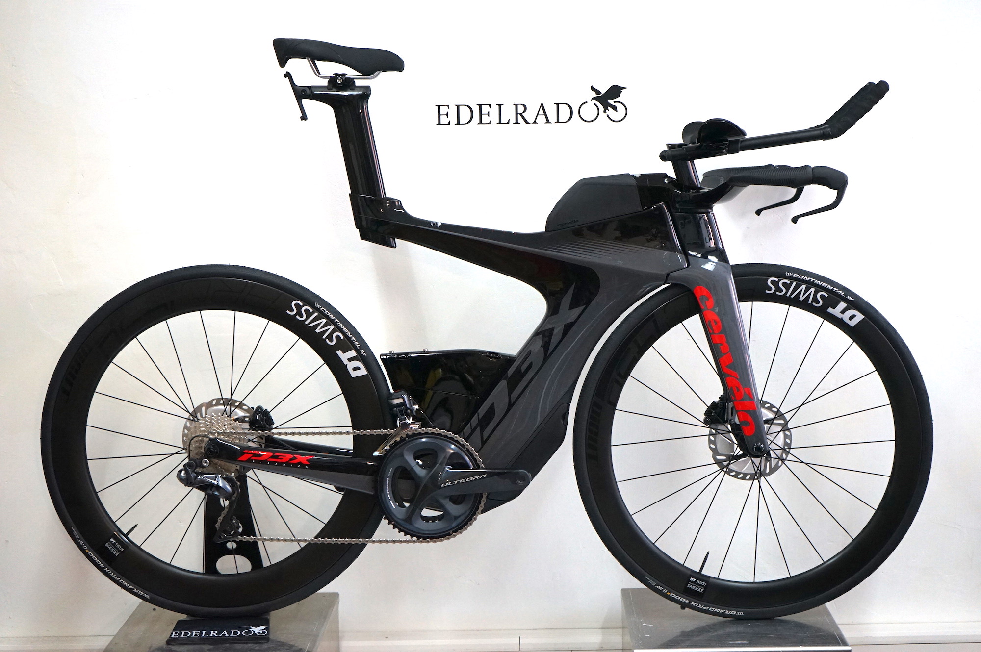 Cervelo P3X Shimano ULTEGRA DI2 / DT Swiss ARC1450 Carbon graphite/back/red