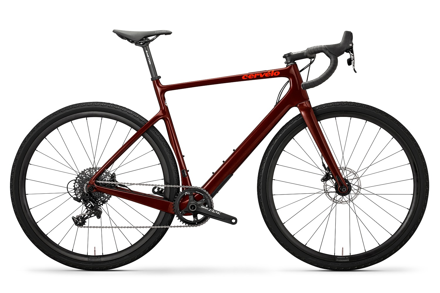 Cervelo Áspero Disc Apex 1 (2020) burgundy / dark orange