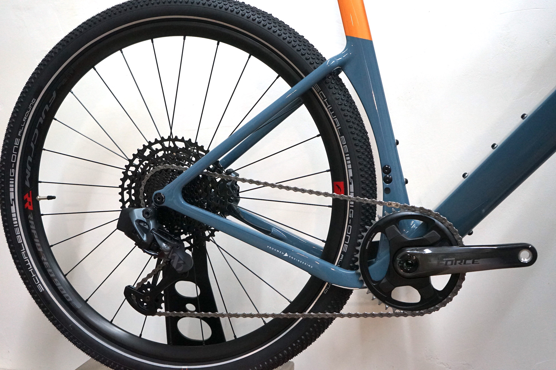 3T Exploro MAX Sram Force / Eagle AXS 1x (2022) - RACE MAX orange/grey