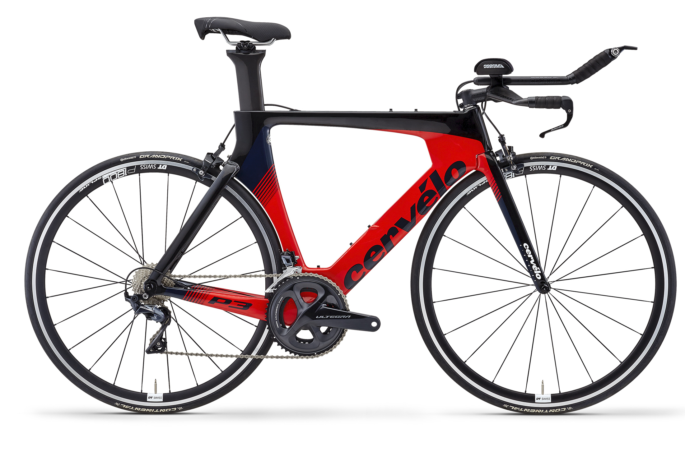 Cervelo P3 2019 Ultegra R8000 red/black/navy (2019)