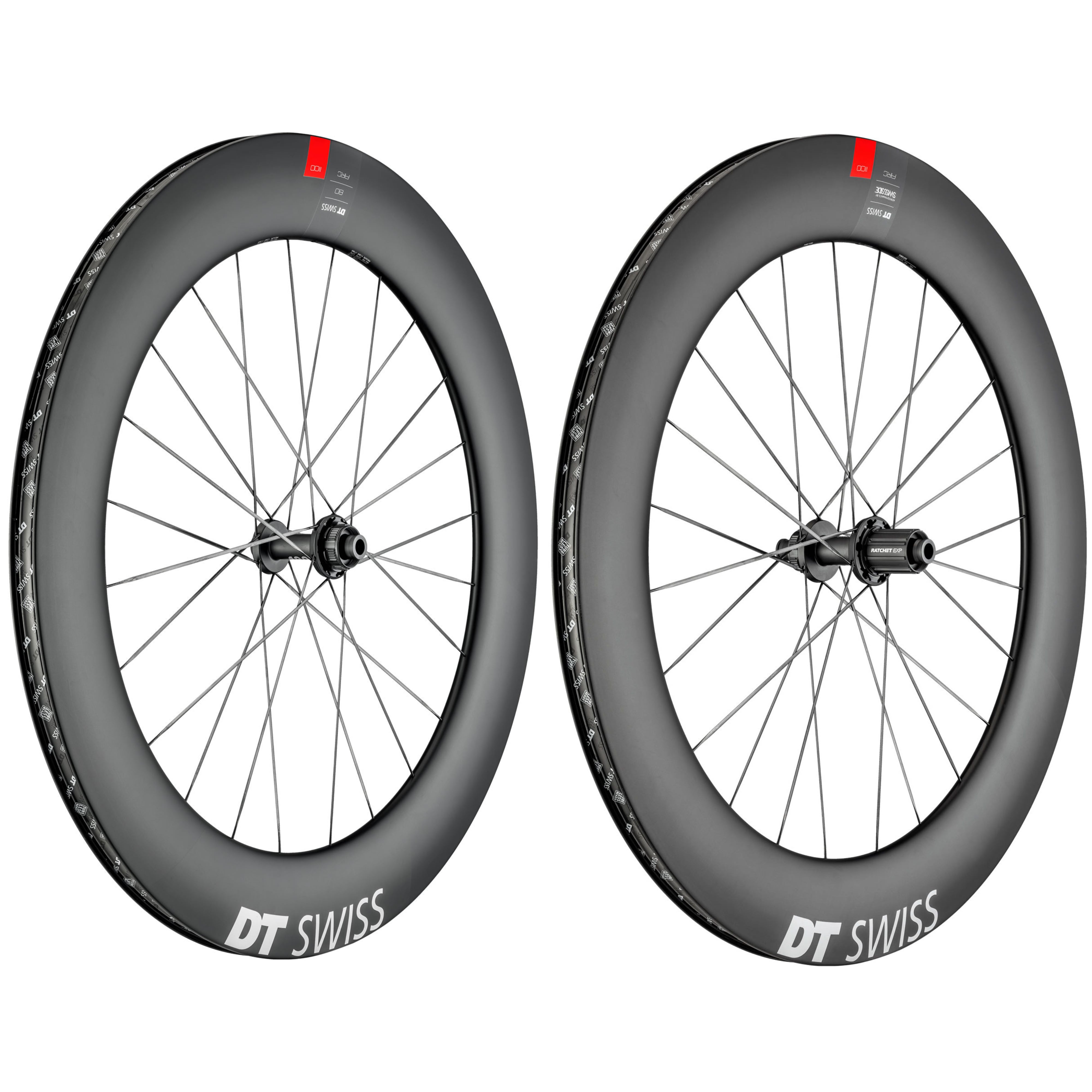 DT Swiss ARC 1100 DICUT Disc-Brake 80mm tubeless-ready Laufradsatz