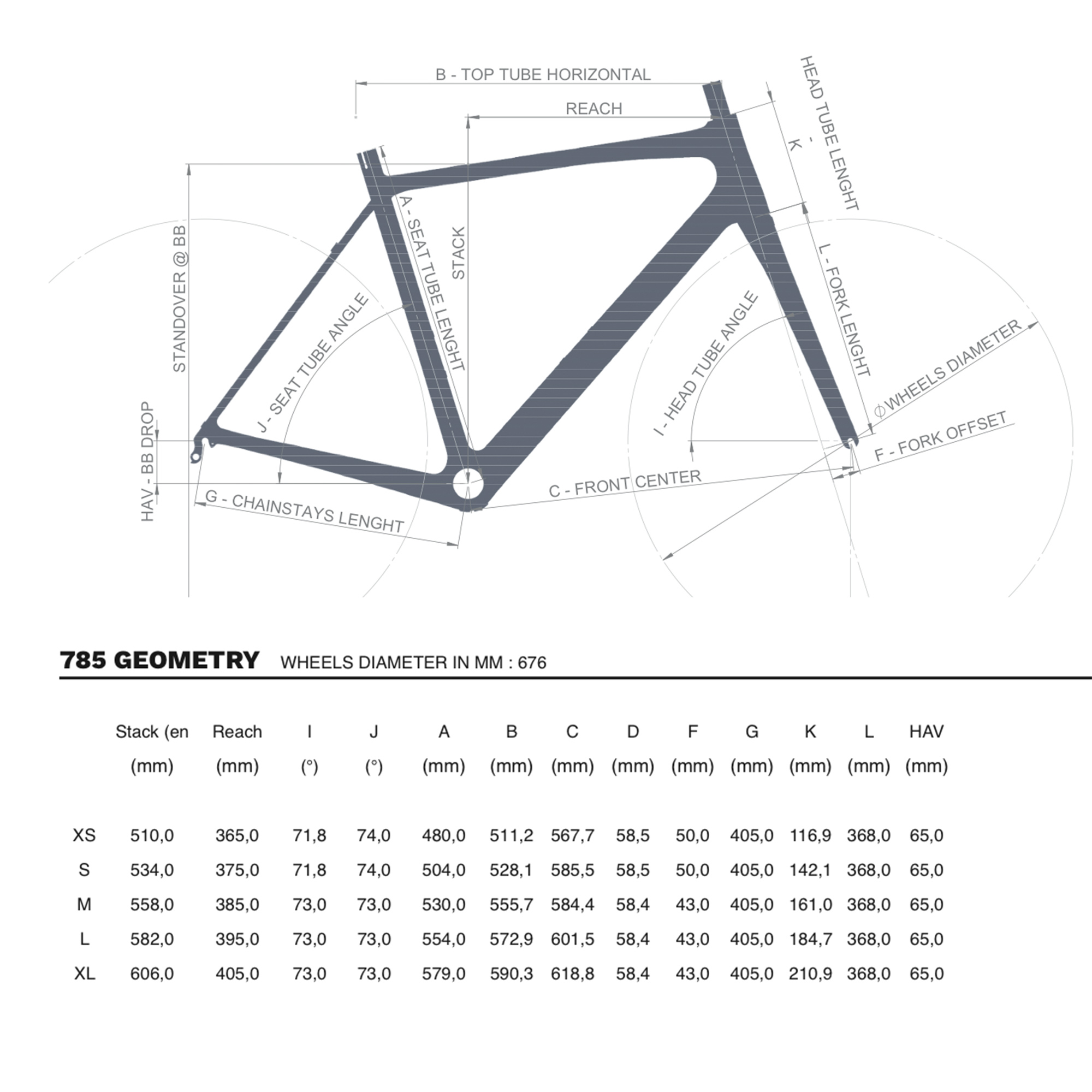 LOOK 785 Huez RS DISC black-silver-chameleon (2023) Rahmenset