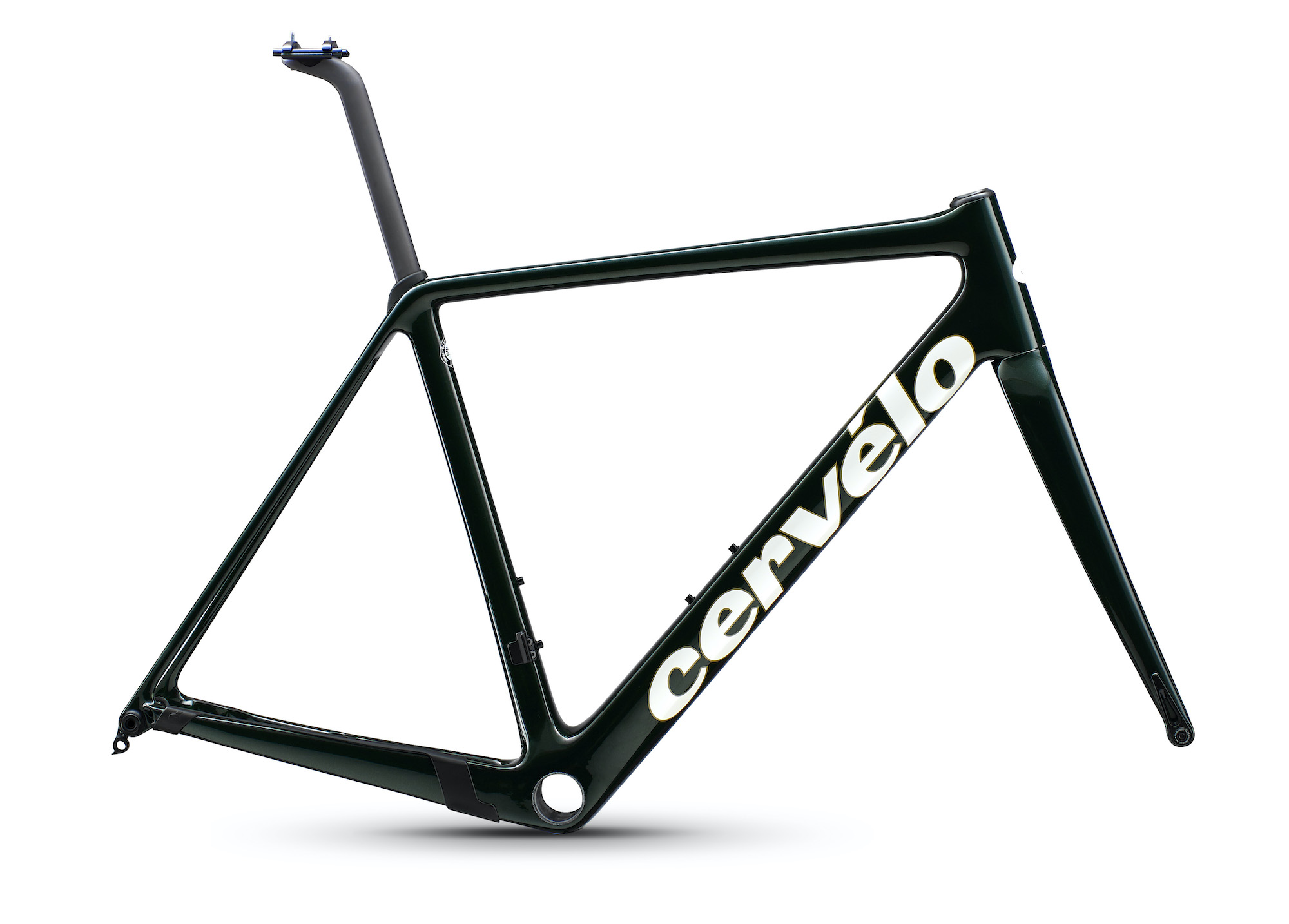 Cervelo R5 Disc Rahmenset 2021 green/gold/white