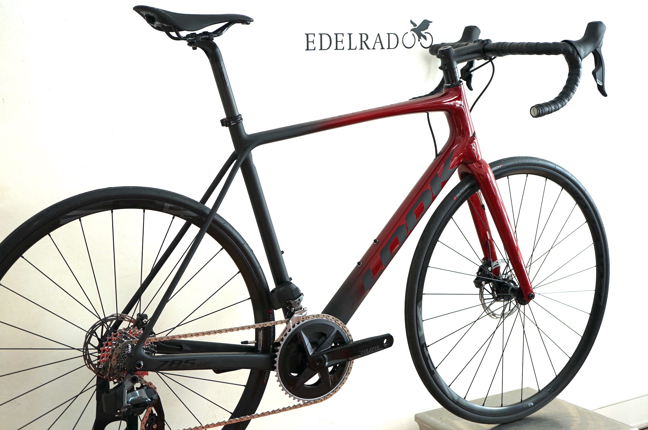 LOOK 785 HUEZ disc-brake Sram Rival AXS 2x12 (2022) Interference Red Mat Glossy