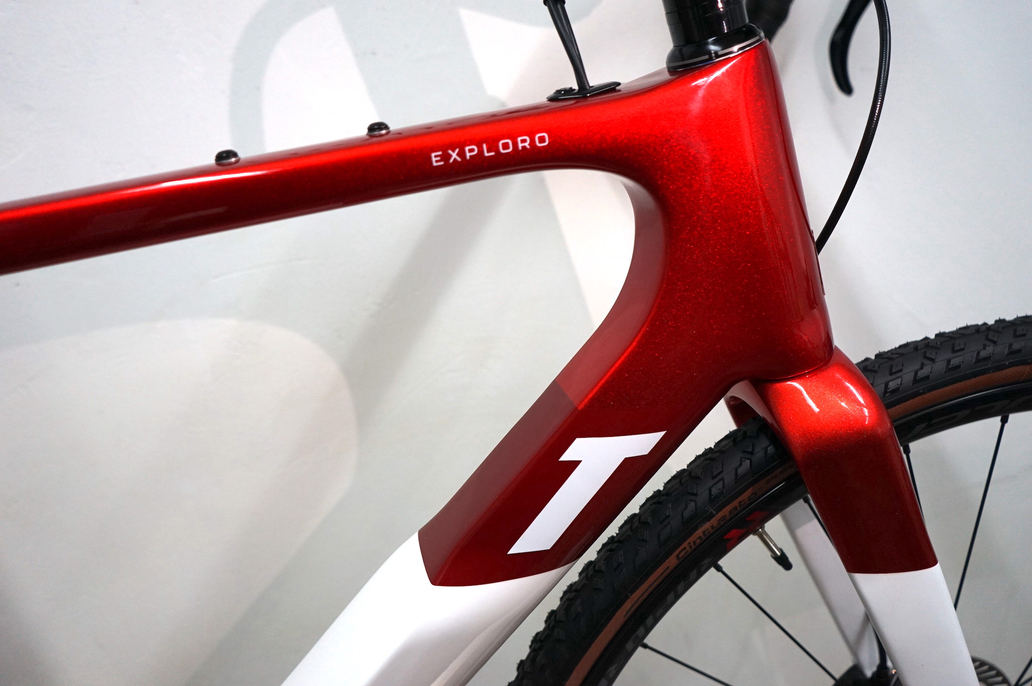 3T Exploro Race Campagnolo EKAR 1x13 (2023) - RACE MAX  red/white