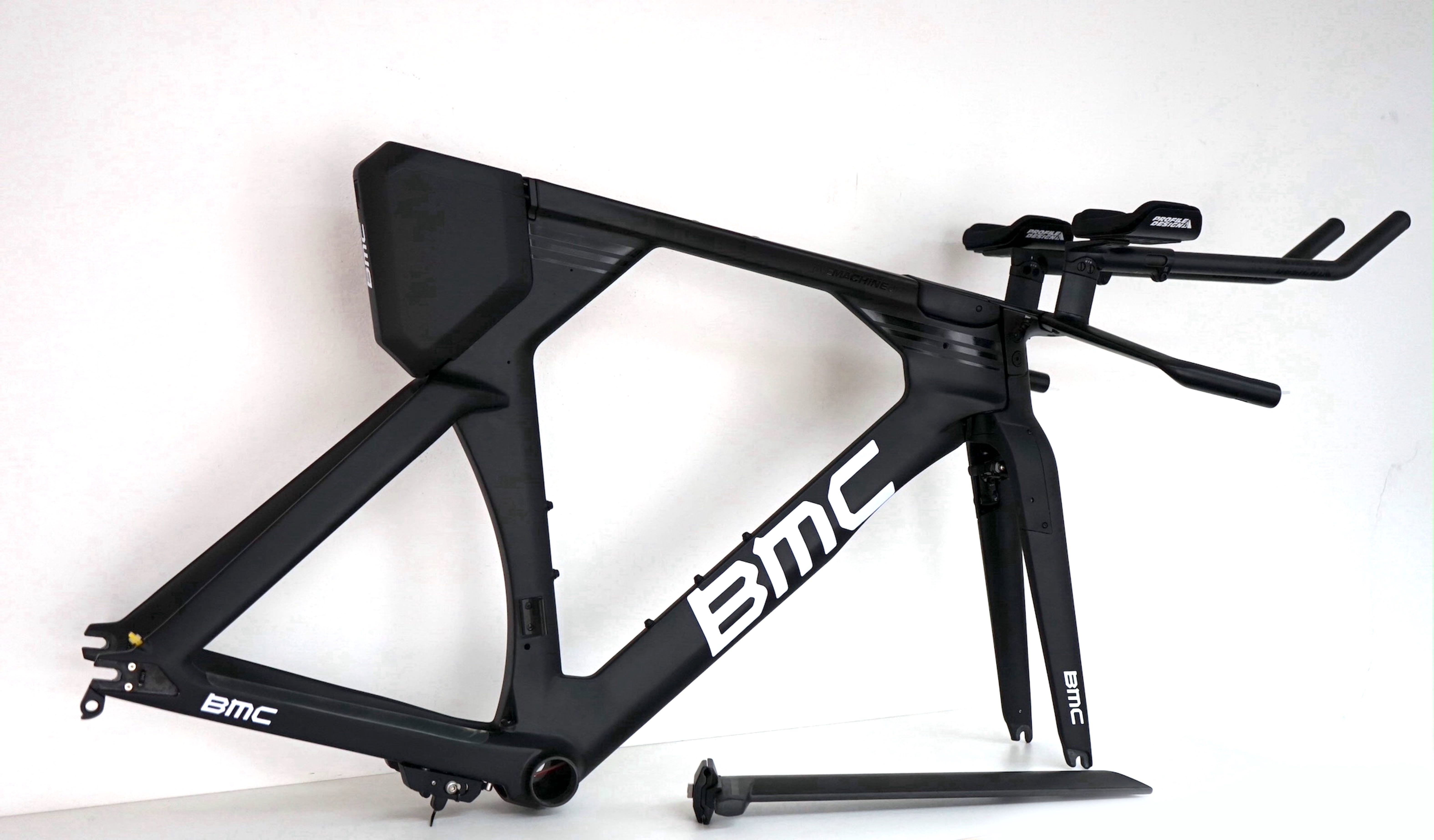 BMC TimeMachine 01 rim-brake Rahmenset (Triathlon) black/black/white