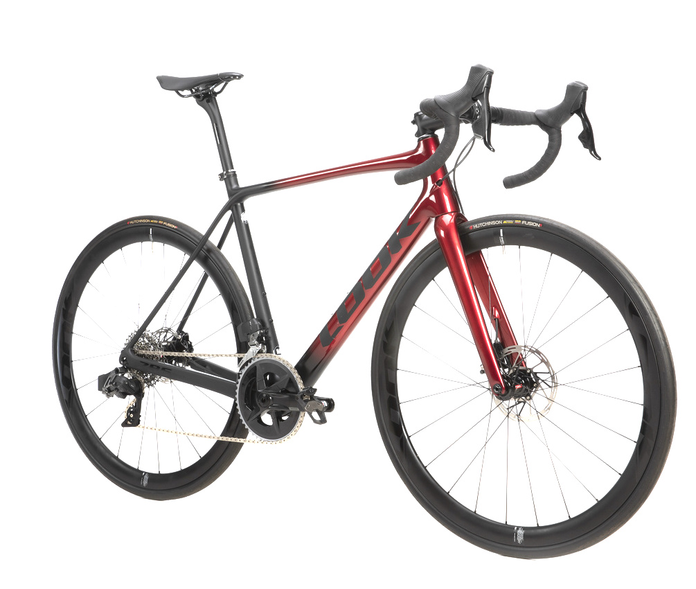 LOOK 785 HUEZ disc-brake Sram Rival AXS 2x12 / R38 Carbon Laufräder (2023) Interference Red Mat Glossy