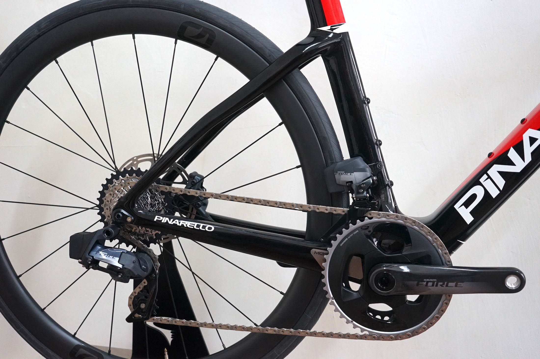 Pinarello F7 Sram Force AXS 2x12 (2023) razor-red D101 disc-brake