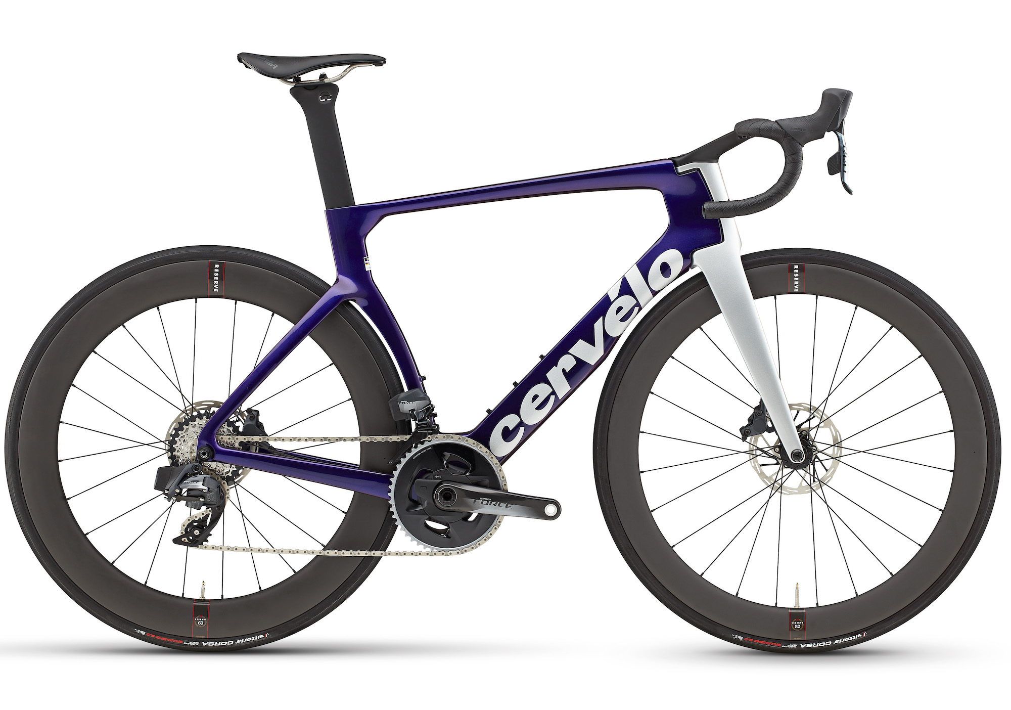 Cervelo S5 Disc Sram Force AXS 2x12 (2023) saphir/ice