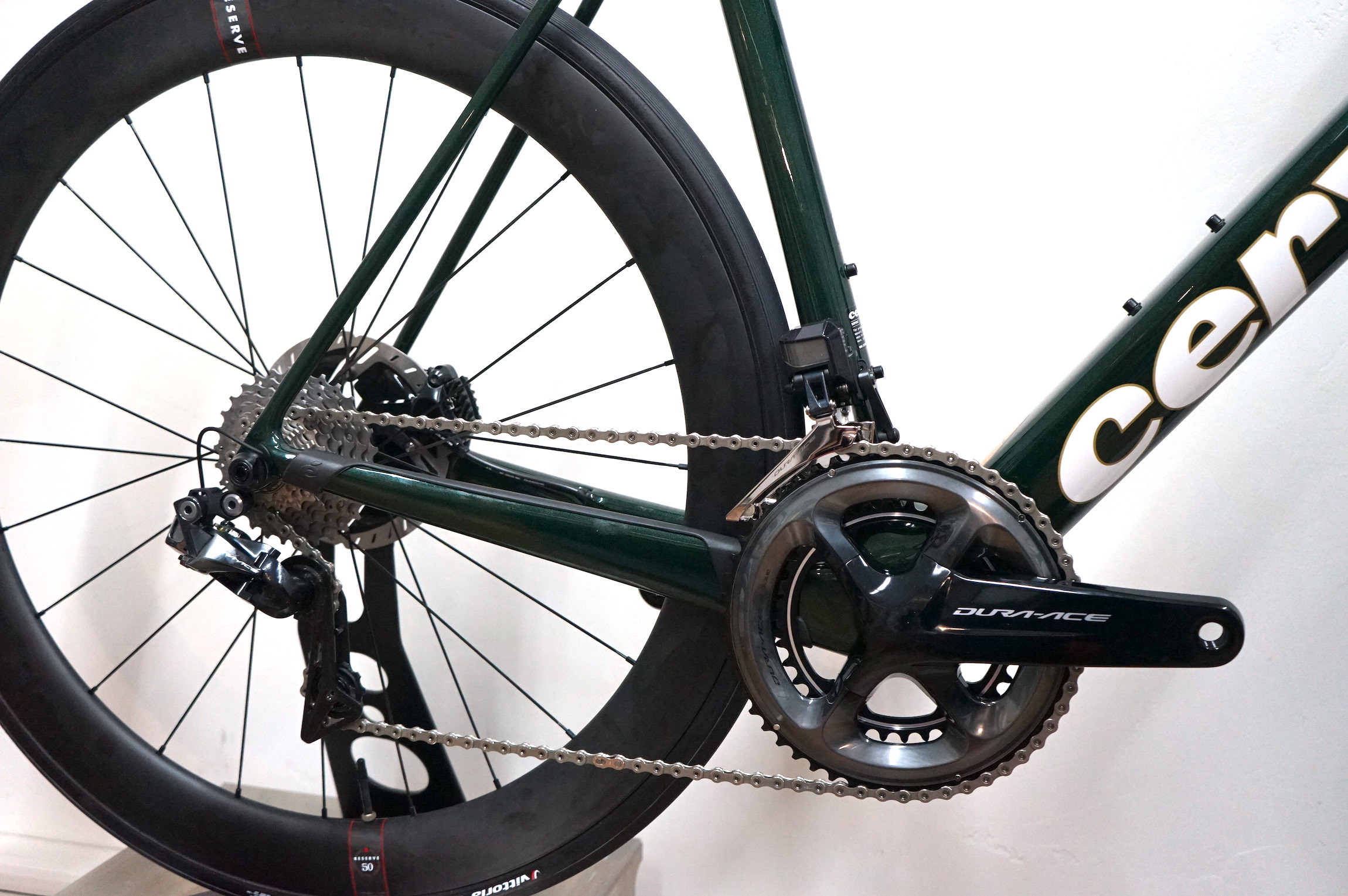  Cervelo R5 Disc DuraAce Di2 (2021) green/gold/white