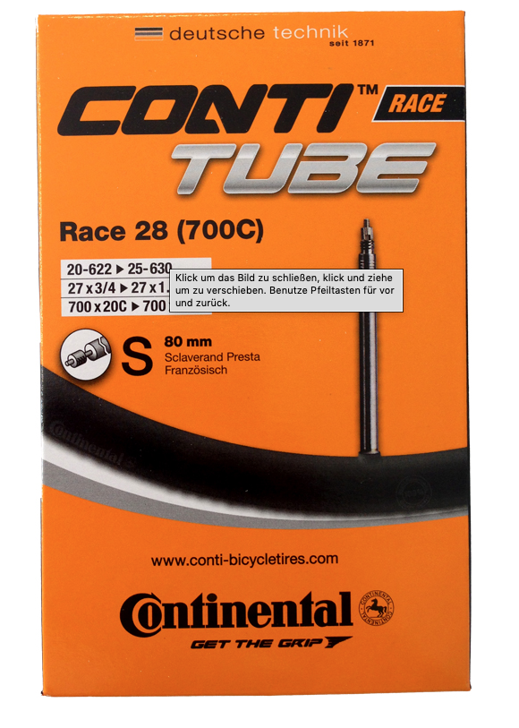 Continental Schlauch Rennrad S80 80 mm