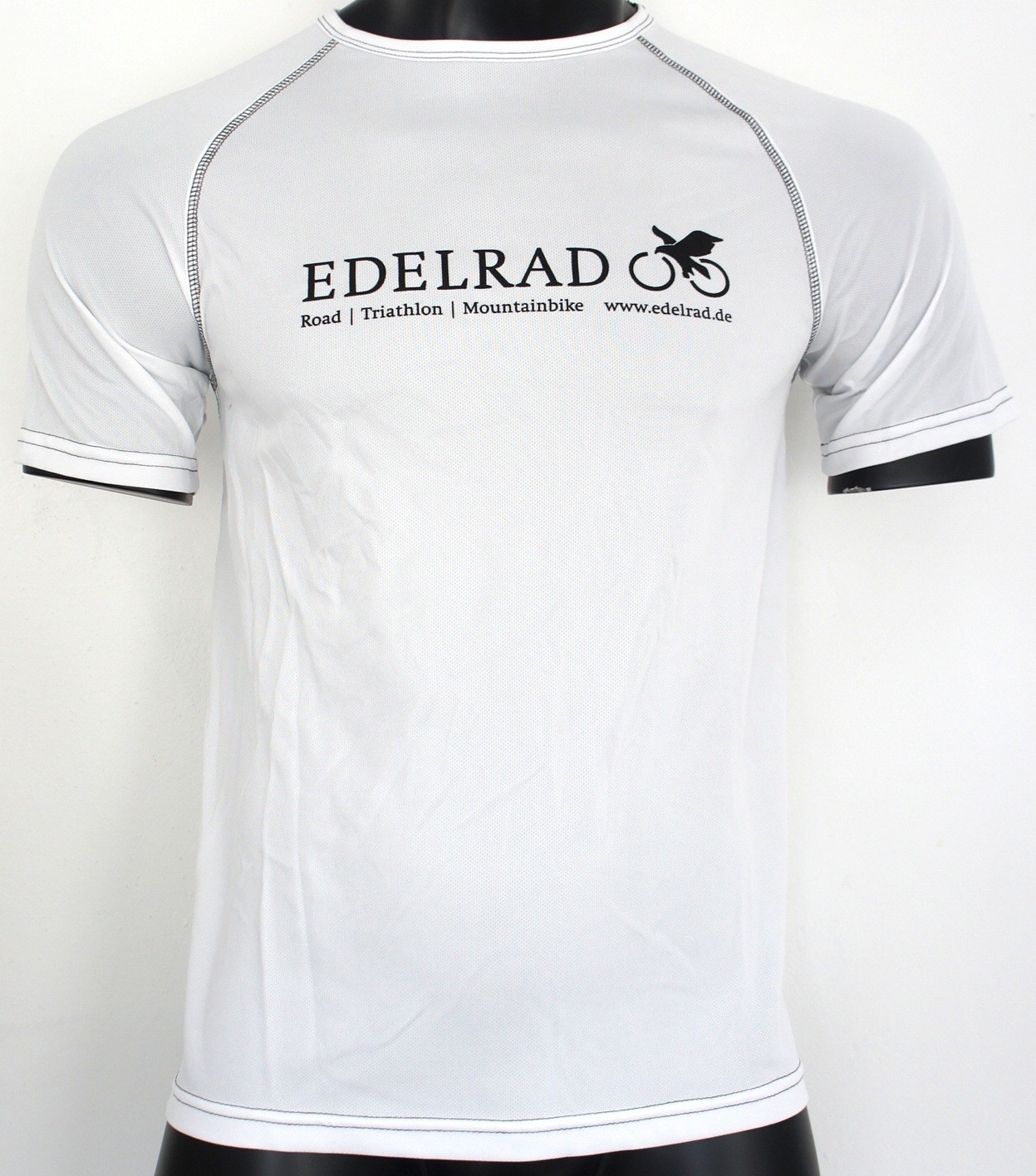 EDELRAD Performance Funktionsshirt T-Shirt Herren - weiss