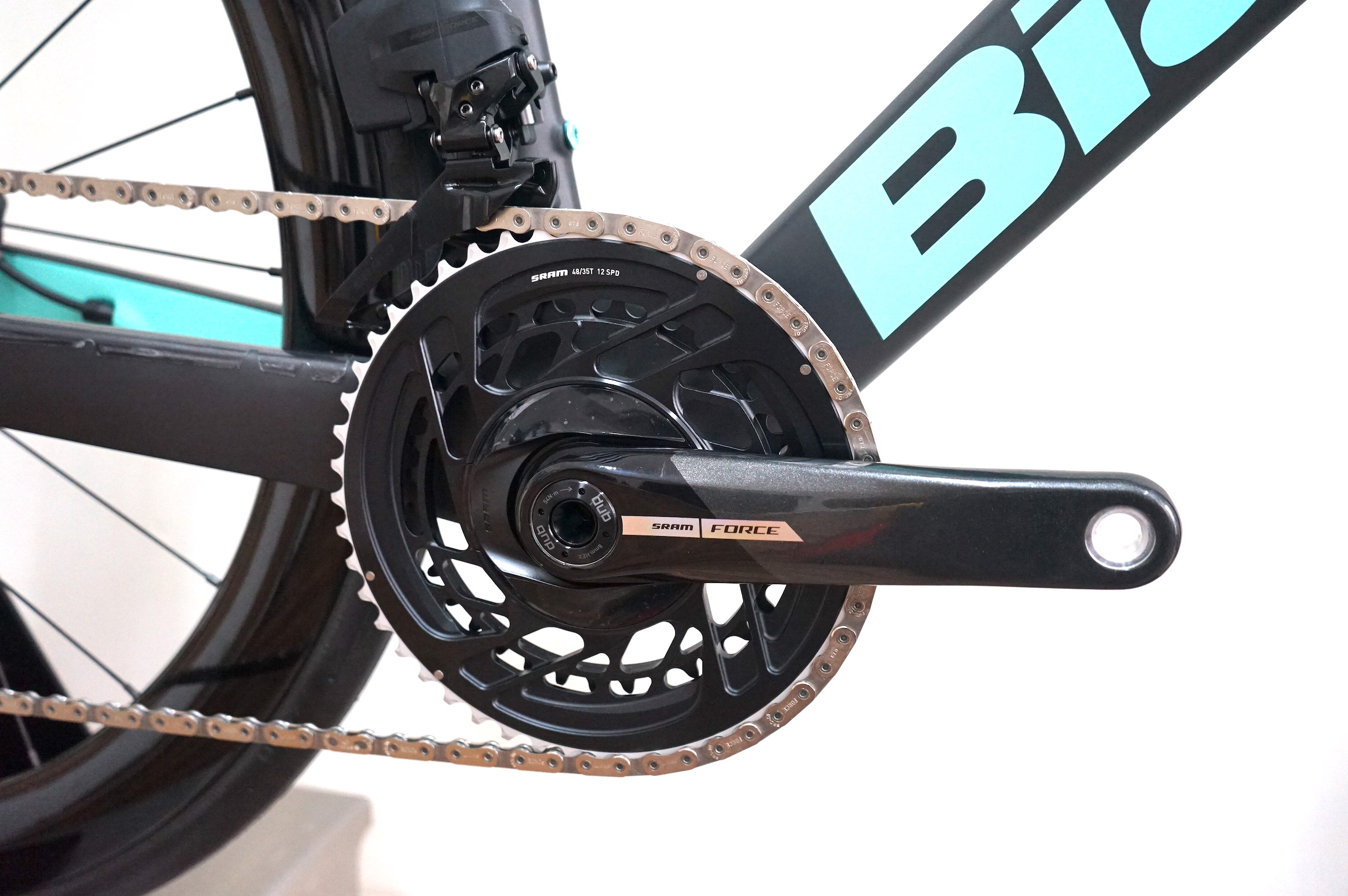 Bianchi OLTRE PRO Sram Force D2 AXS 2x12 (2024) YTB10 XJ - BLACK / CELESTE