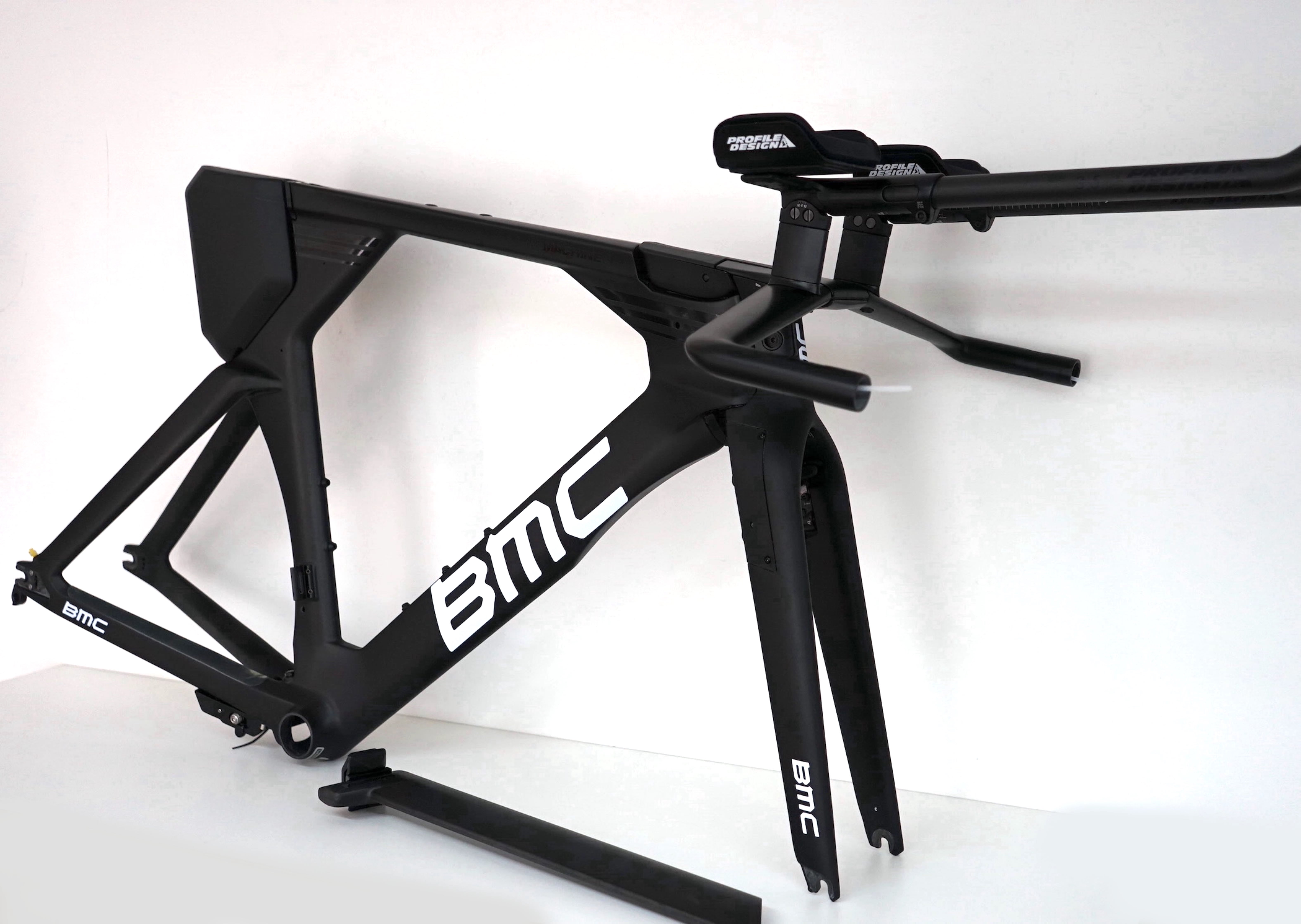 BMC TimeMachine 01 rim-brake Rahmenset (Triathlon) black/black/white