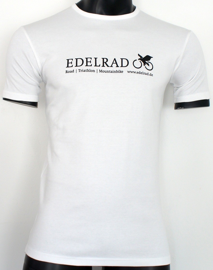 EDELRAD T-Shirt Herren - weiss